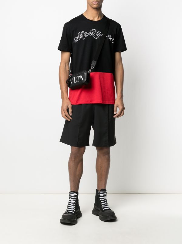 Alexander McQueen o1y1024 T-Shirt In Black/Red Size US S / EU 44-46 / 1 - 2 Thumbnail
