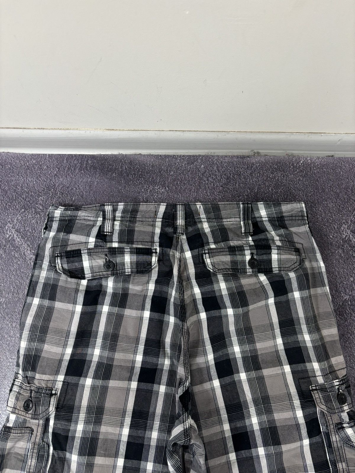 Lee Vintage Lee Dungarees Y2K American Utility Hype Cargo Shorts Size US 36 / EU 52 - 13 Thumbnail