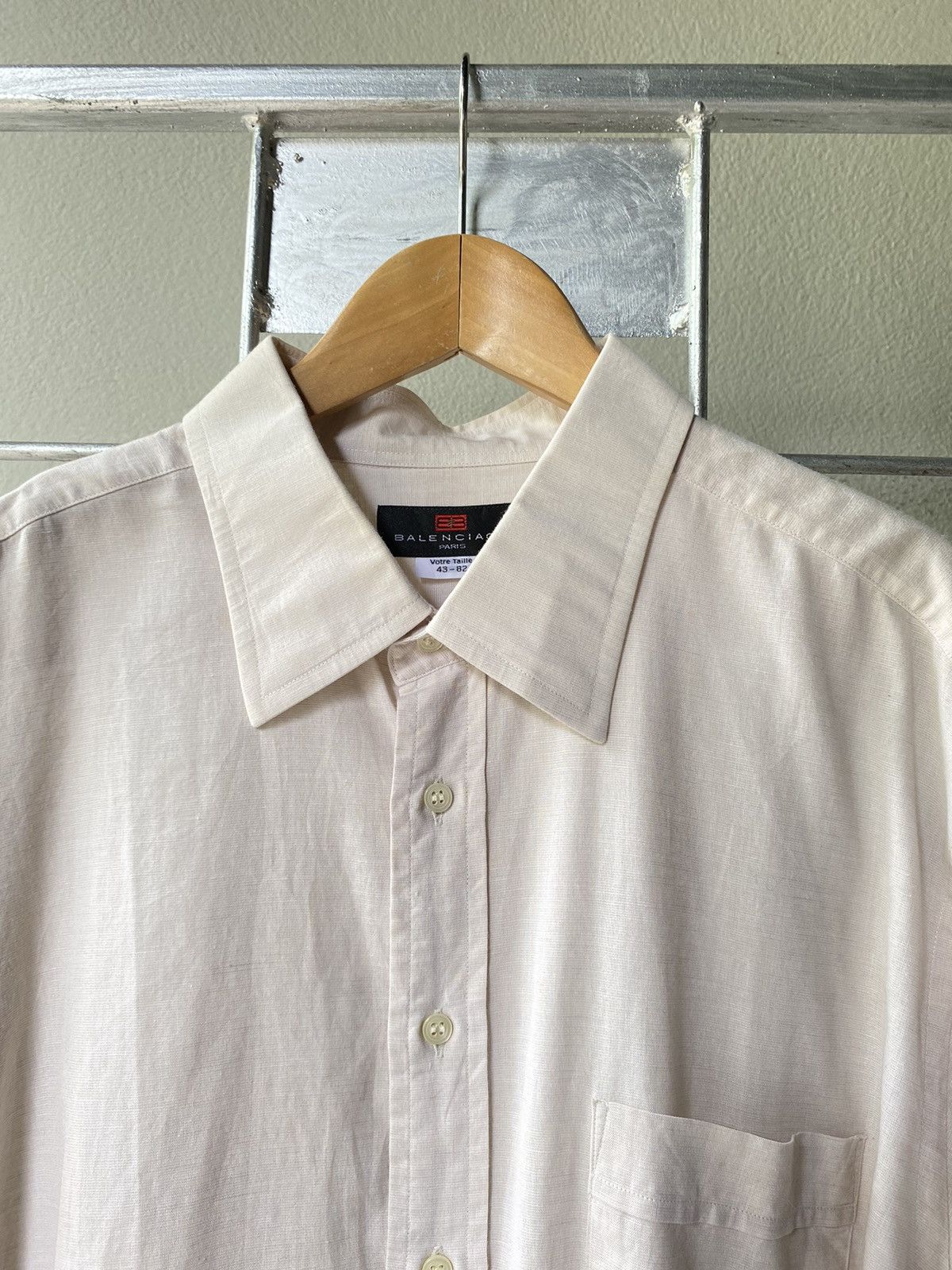 Balenciaga Balenciaga old rose long sleeve shirt Size US L / EU 52-54 / 3 - 14 Thumbnail