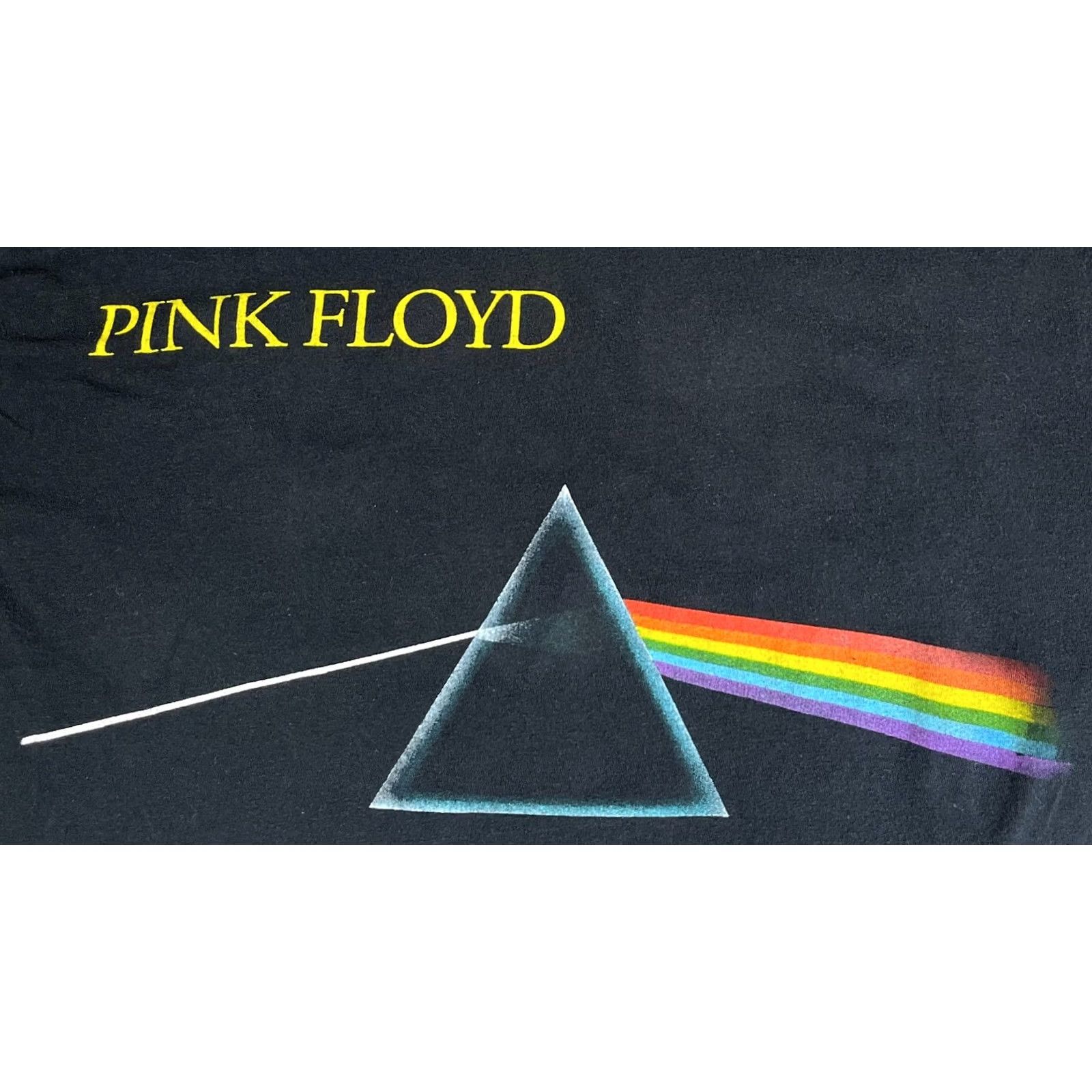 Vintage Pink Floyd Dark Side of the Moon T-Shirt XL Black 7? Size US XL / EU 56 / 4 - 4 Thumbnail
