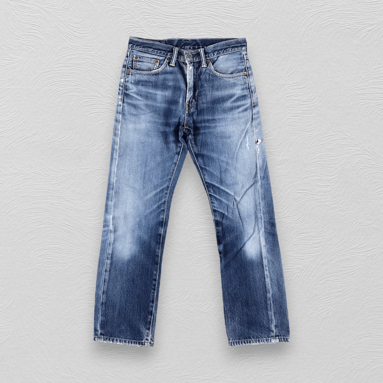 Levi's Vintage Levi's 505 Jeans Faded Blue Denim KJ861 Size US 29 - 1 Thumbnail