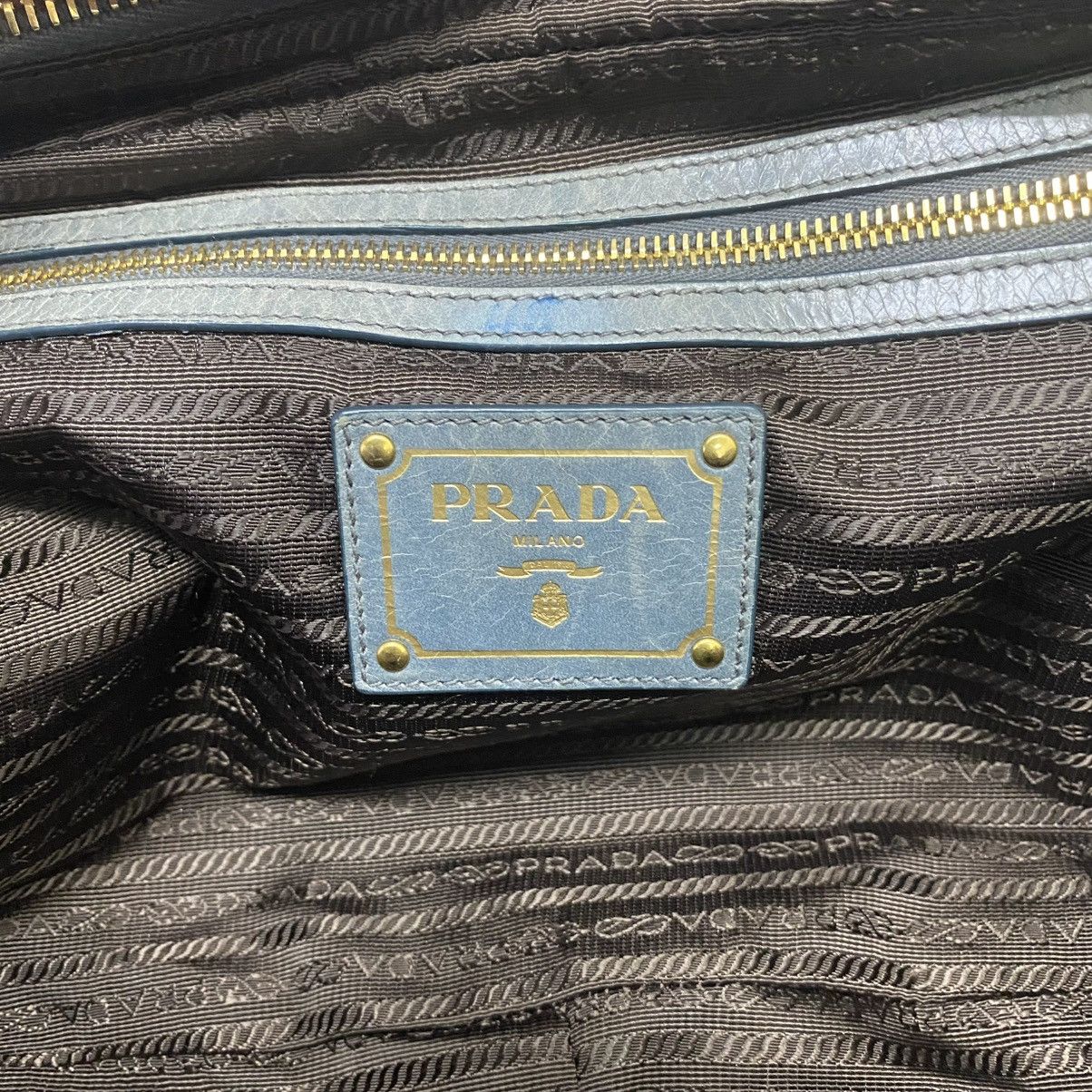 Prada ‼️LASTDROP‼️ PRADA GREY VITELLO SHINE BOULETTO BAG 2 WAY Size ONE SIZE - 15 Thumbnail