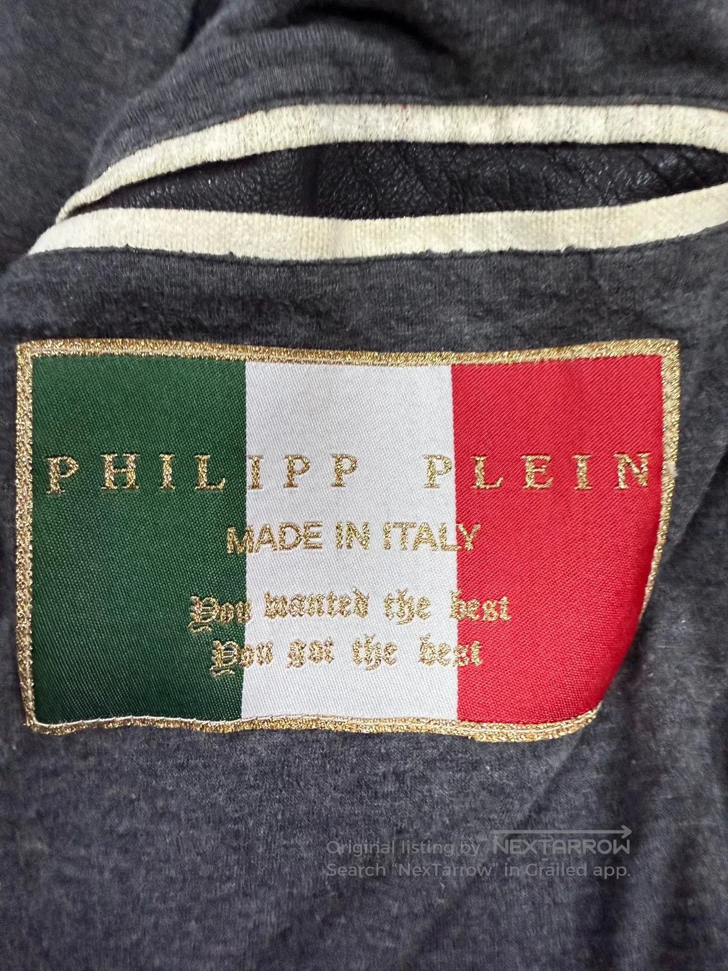 Philipp Plein Philipp Plein Men's Leather Jacket. Size US S / EU 44-46 / 1 - 5 Thumbnail