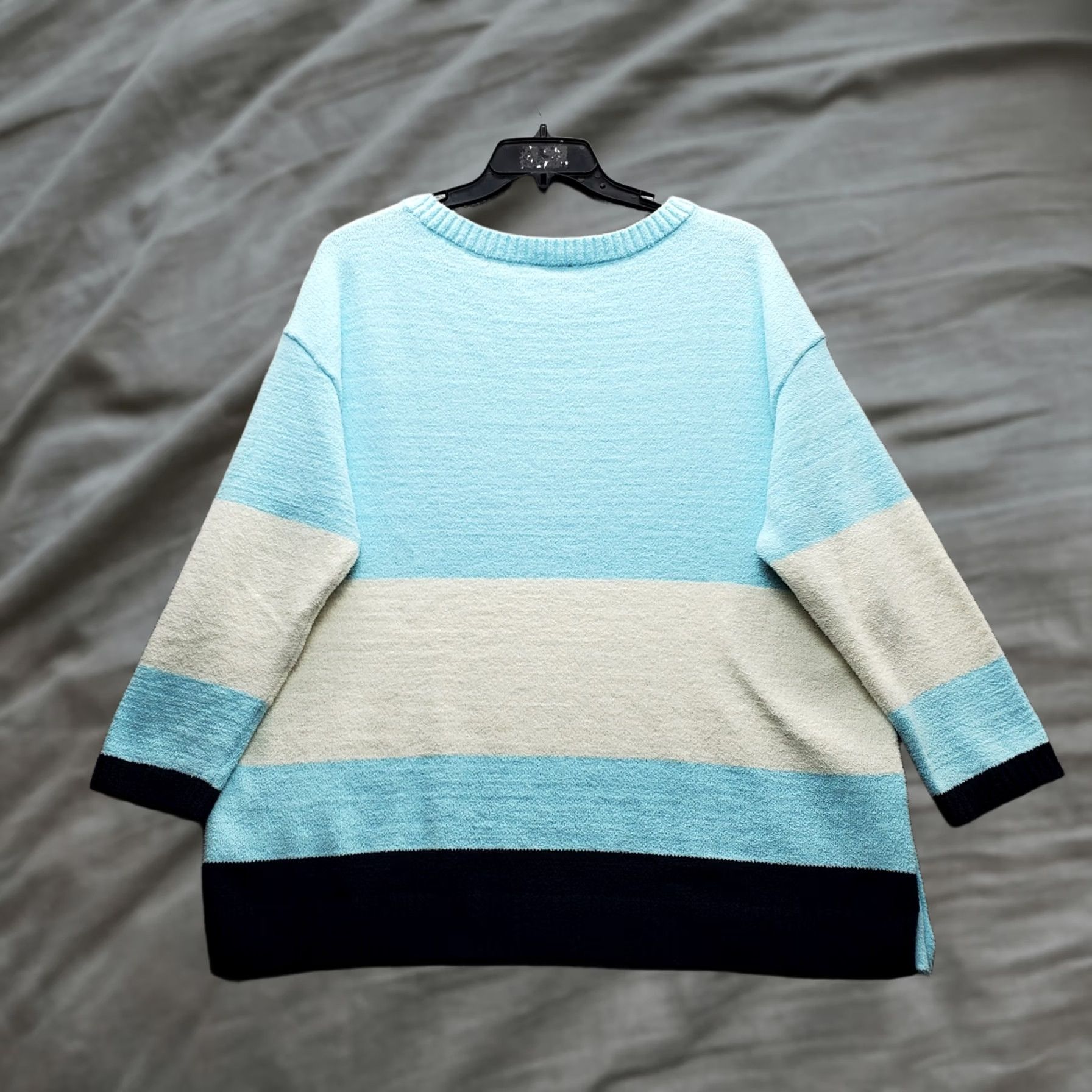 Talbots Talbots Sweater Womens 1X Multicolor Colorblock Chenille Knit Pullover Shirt 1X Womens Colorblock Pullover Size XL / US 12-14 / IT 48-50 - 1 Thumbnail