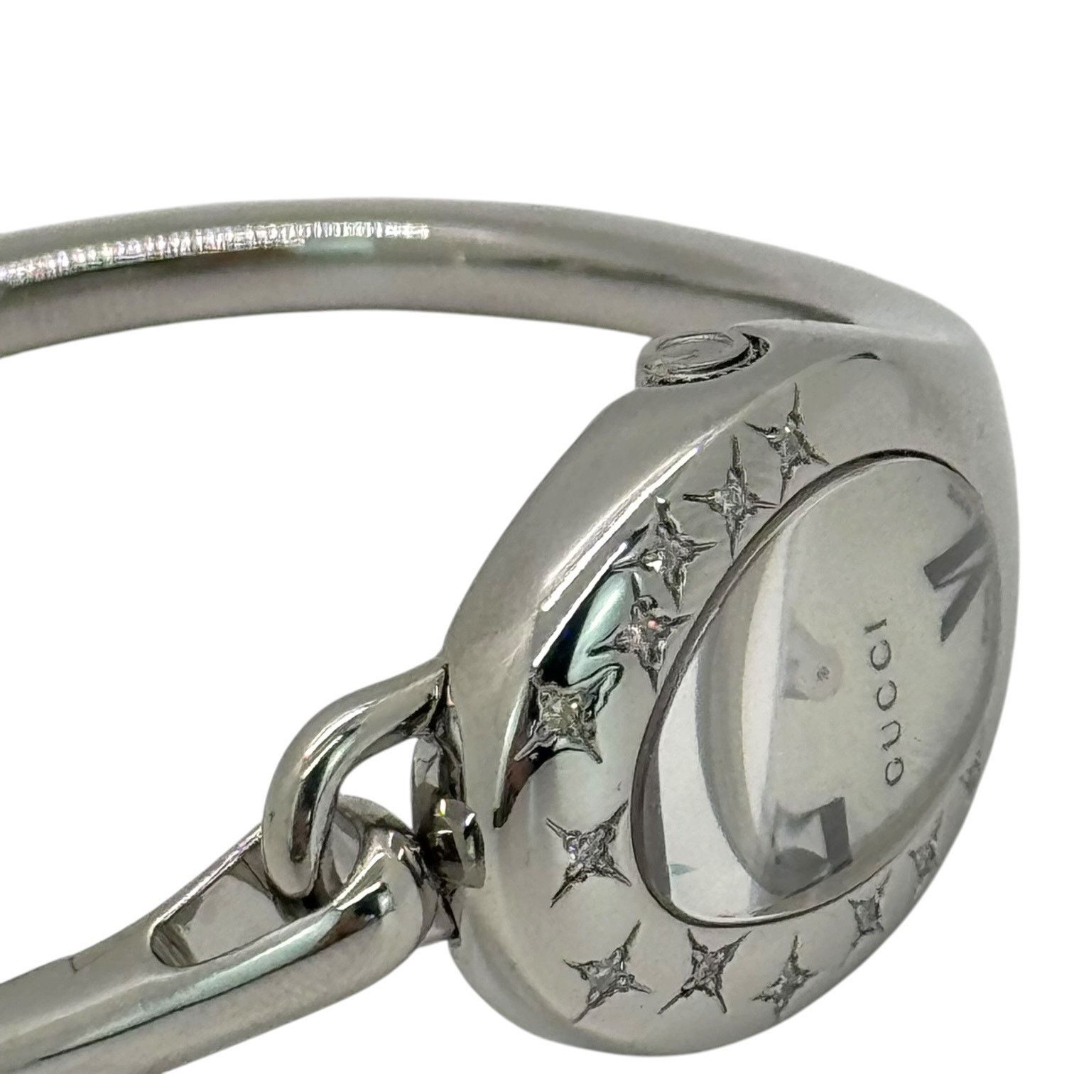 Gucci Gucci Horsebit Diamond Star Bangle Watch Size ONE SIZE - 9 Thumbnail