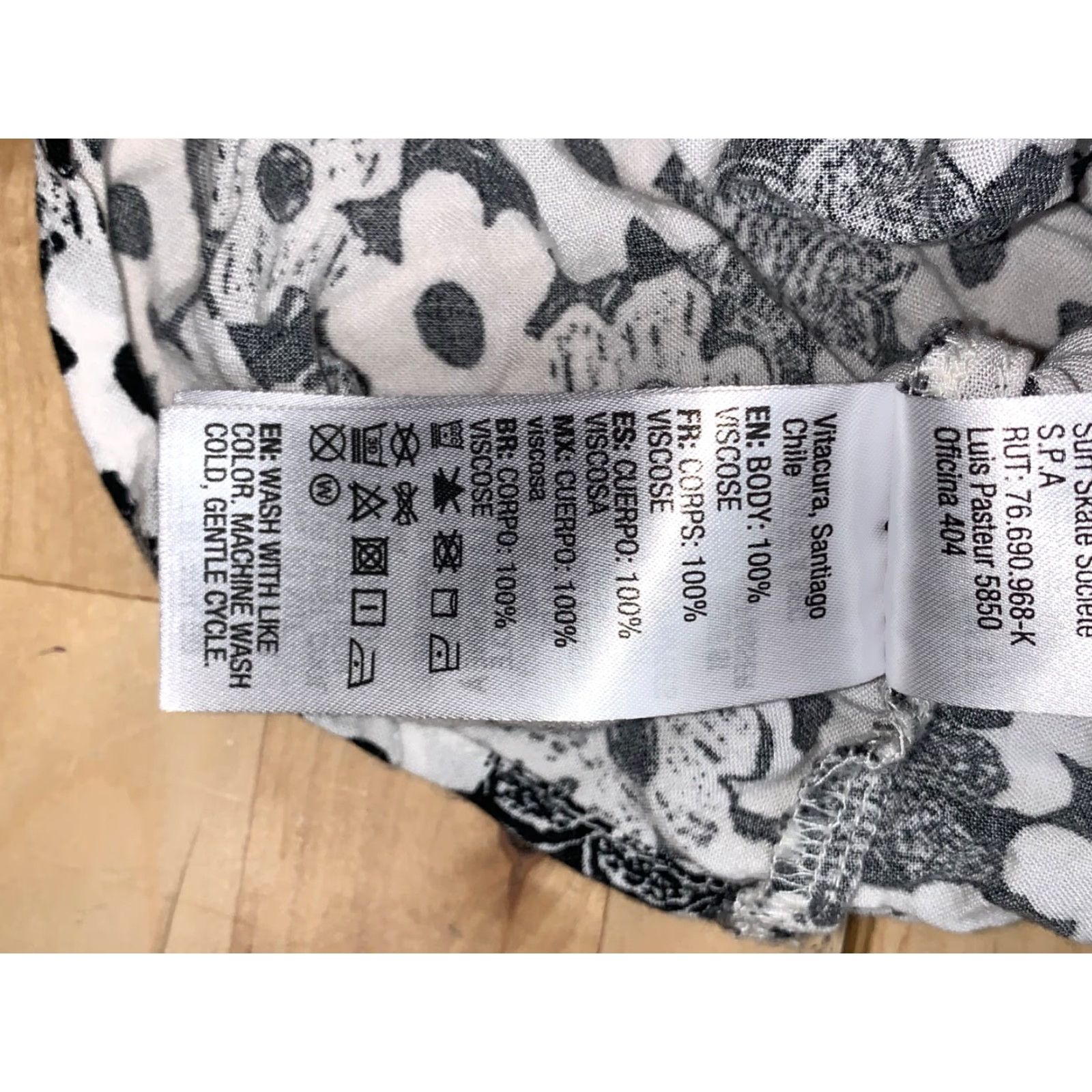 Quiksilver Quiksilver Womens Blouse Crop Top L White Floral Beach Casual #8482 Size L / US 10 / IT 46 - 4 Thumbnail