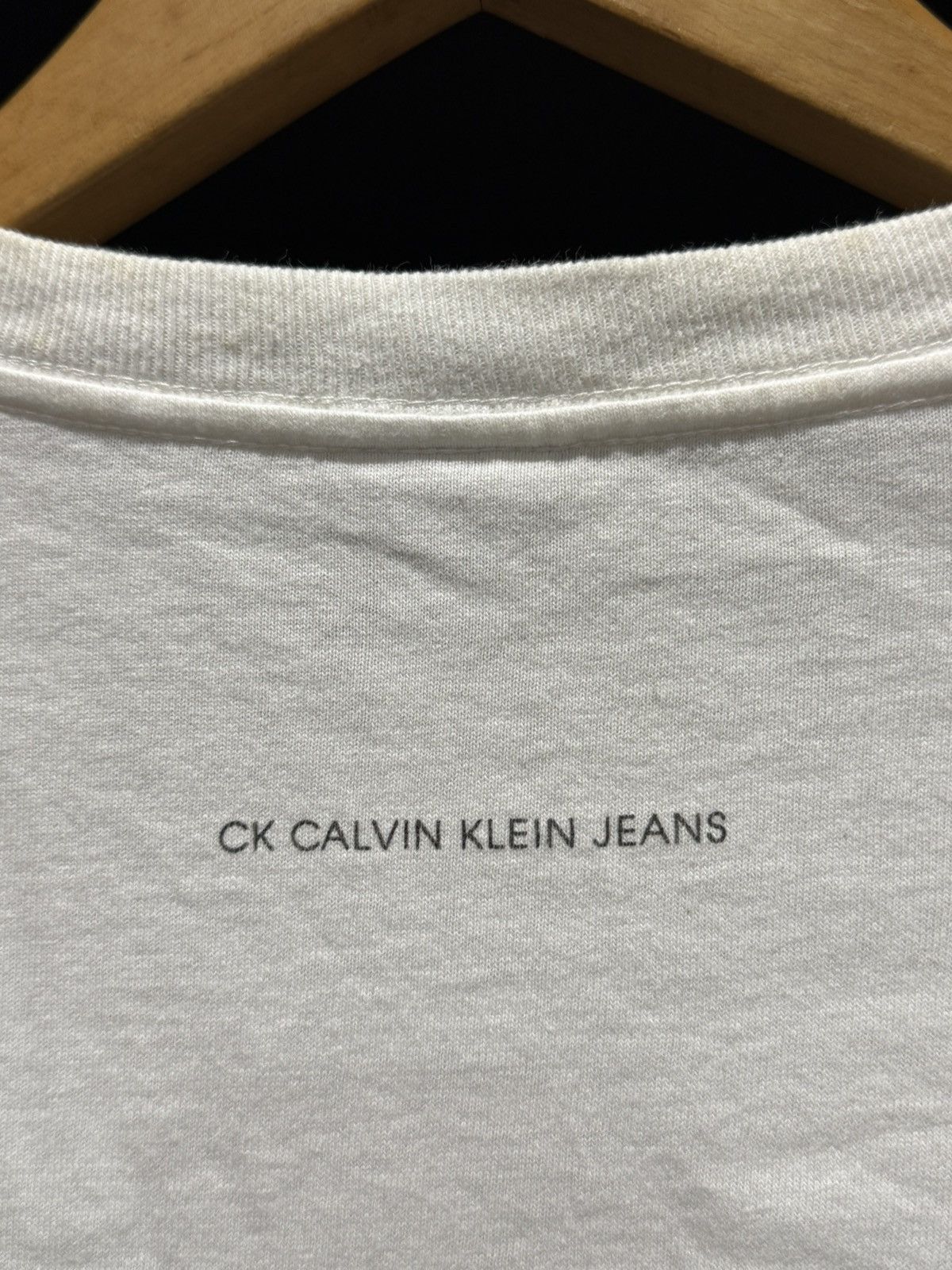 Calvin Klein × Vintage Vintage 90s Calvin Klein Jeans Box Canter Usa Tee Size US M / EU 48-50 / 2 - 8 Thumbnail