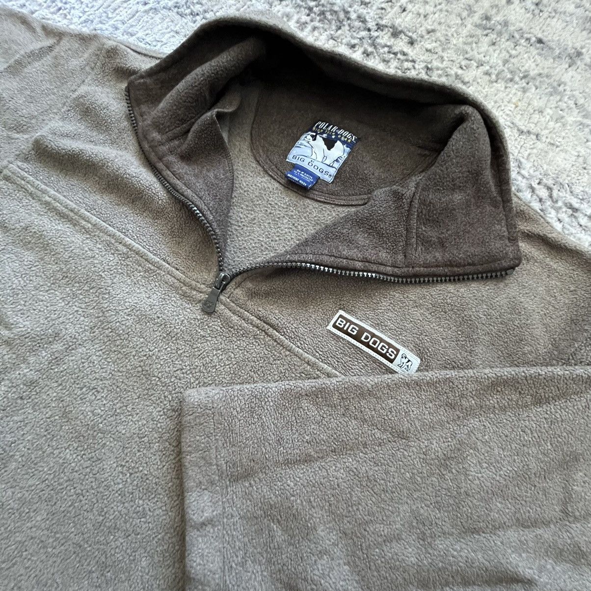 Big Dogs Vintage Brown Fleece Big Dogs Size US XL / EU 56 / 4 - 3 Thumbnail