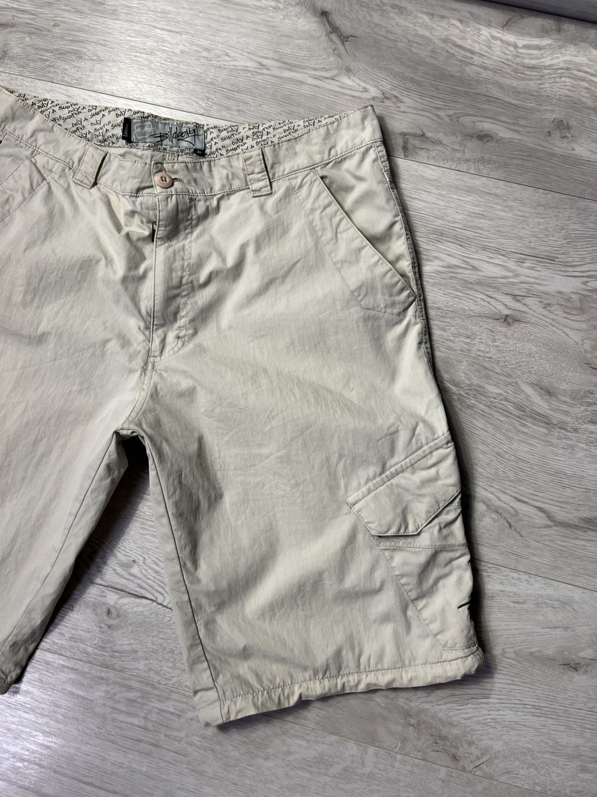Billabong × Vintage Vintage Billabong Nylon Shorts With Pocket Logo Size US 36 / EU 52 - 10 Thumbnail