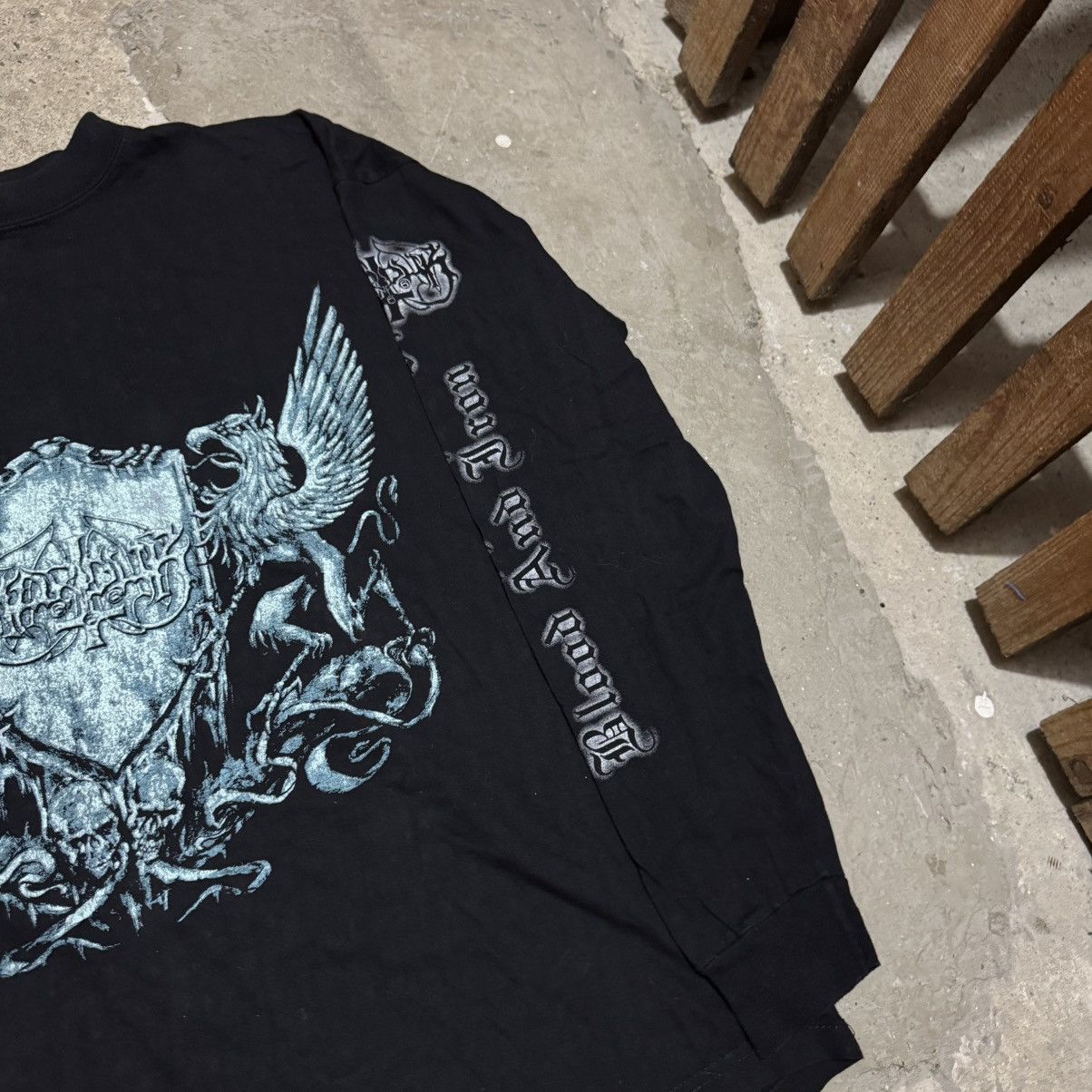 Band Tees × Vintage Vintage 90’s Marduk Metal Assault longsleeve Size US XL / EU 56 / 4 - 4 Thumbnail