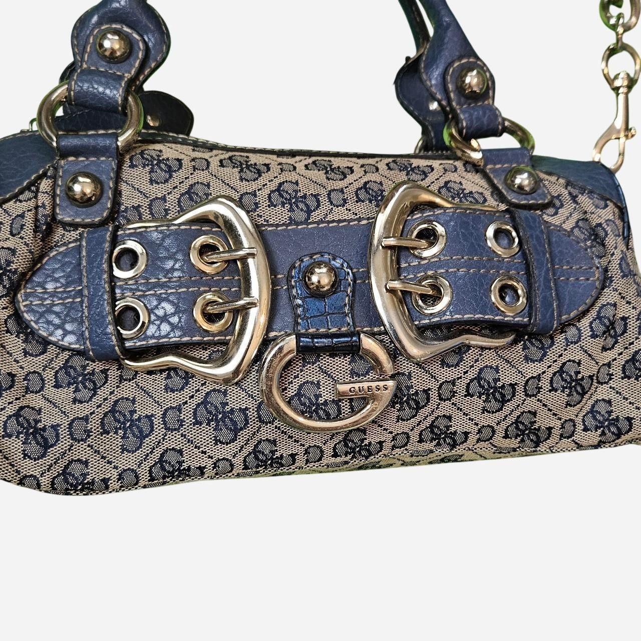 Guess vintage guess croc embossed leather bag Size ONE SIZE - 4 Thumbnail