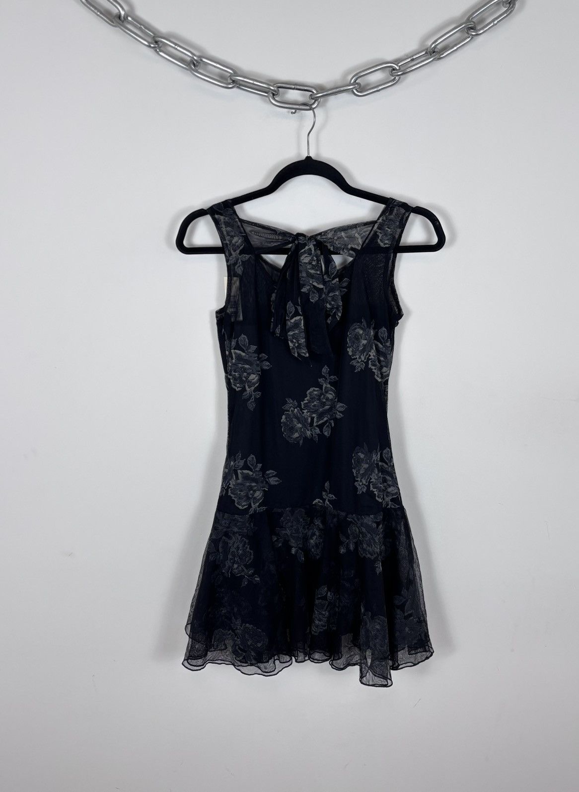Diesel Diesel D-Warda NWT Women’s Floral Mesh Mini Camisole Dress Size XS / US 0-2 / IT 36-38 - 2 Thumbnail