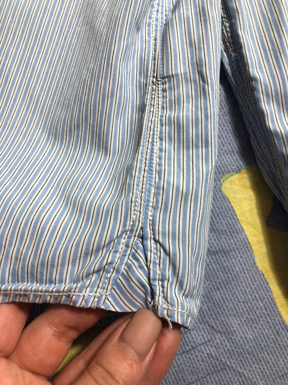 Polo Ralph Lauren × Ralph Lauren × Vintage Polo Ralph Lauren Vintage Mens Long Sleeve Striped Shirt Size US XL / EU 56 / 4 - 16 Thumbnail