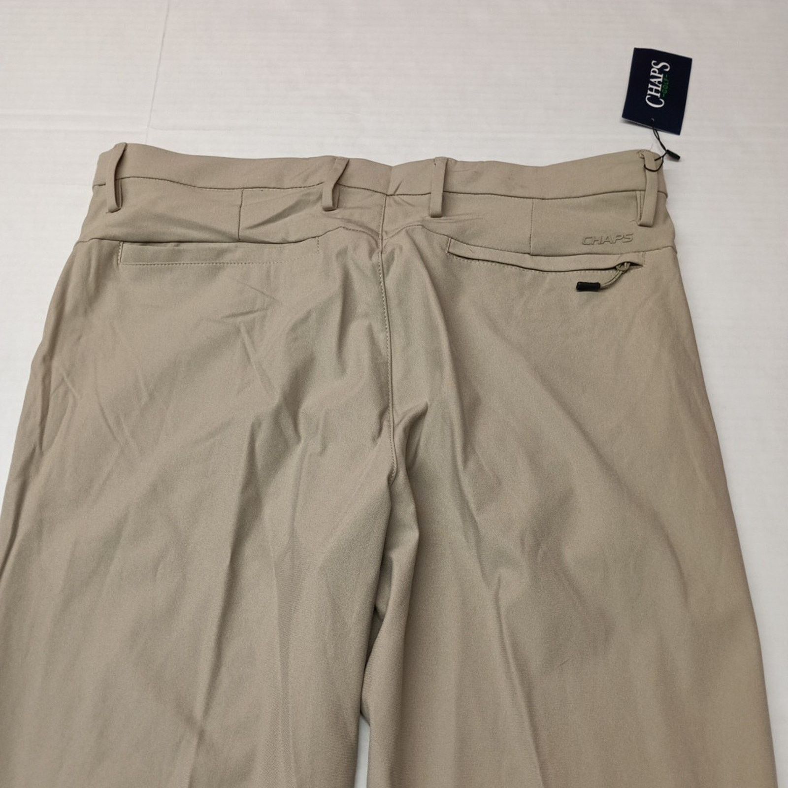 Chaps Chaps Golf Performance Slim Fit Pants Men's 34x30 Beige Size US 34 / EU 50 - 7 Thumbnail