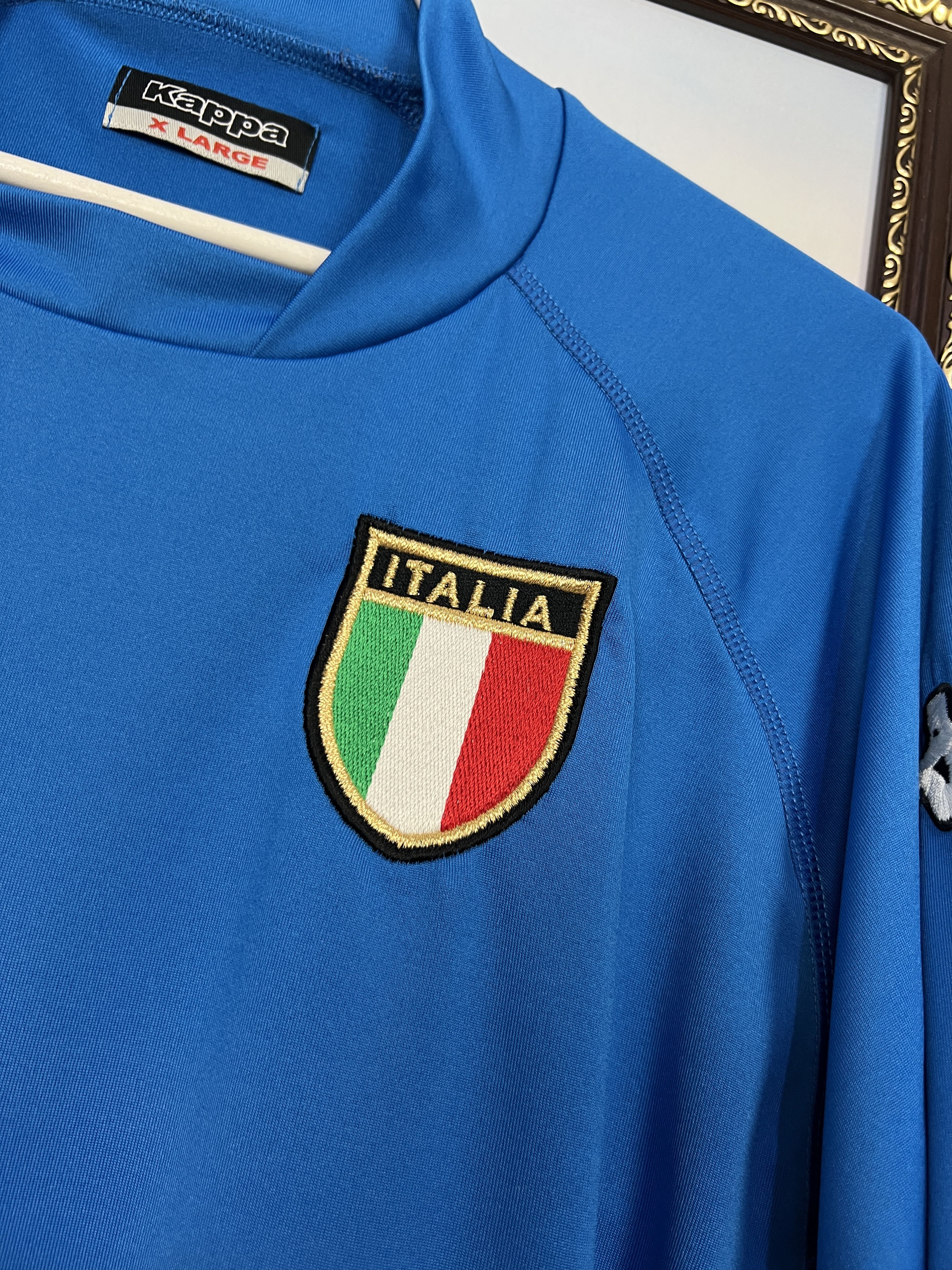 Kappa Italy Home football shirt 2000 Soccer Kappa Blue Jersey Size US XL / EU 56 / 4 - 3 Thumbnail