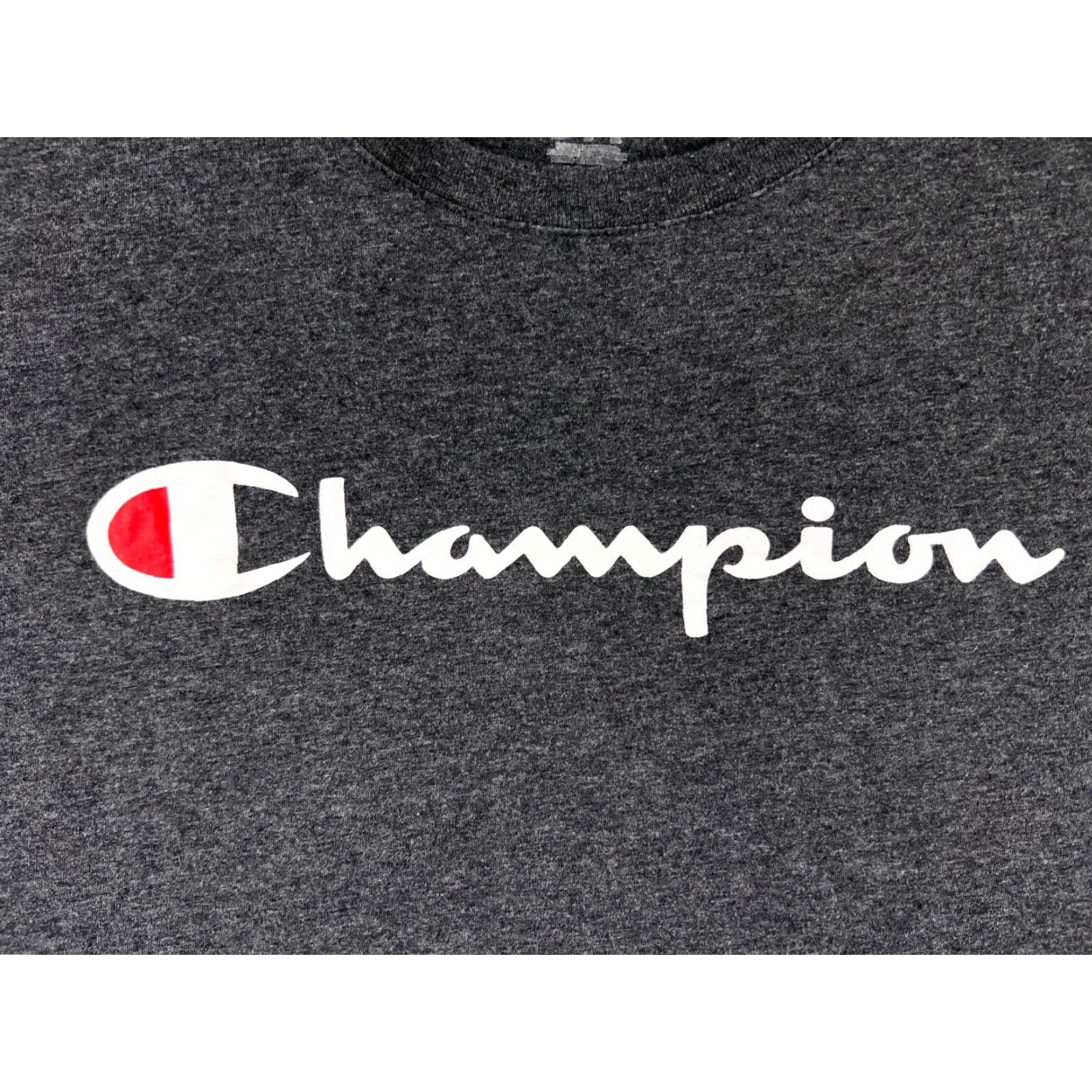 Champion Champion Shirt Men XL Gray Logo Short Sleeve Crew Neck Cotton Size US XL / EU 56 / 4 - 6 Thumbnail
