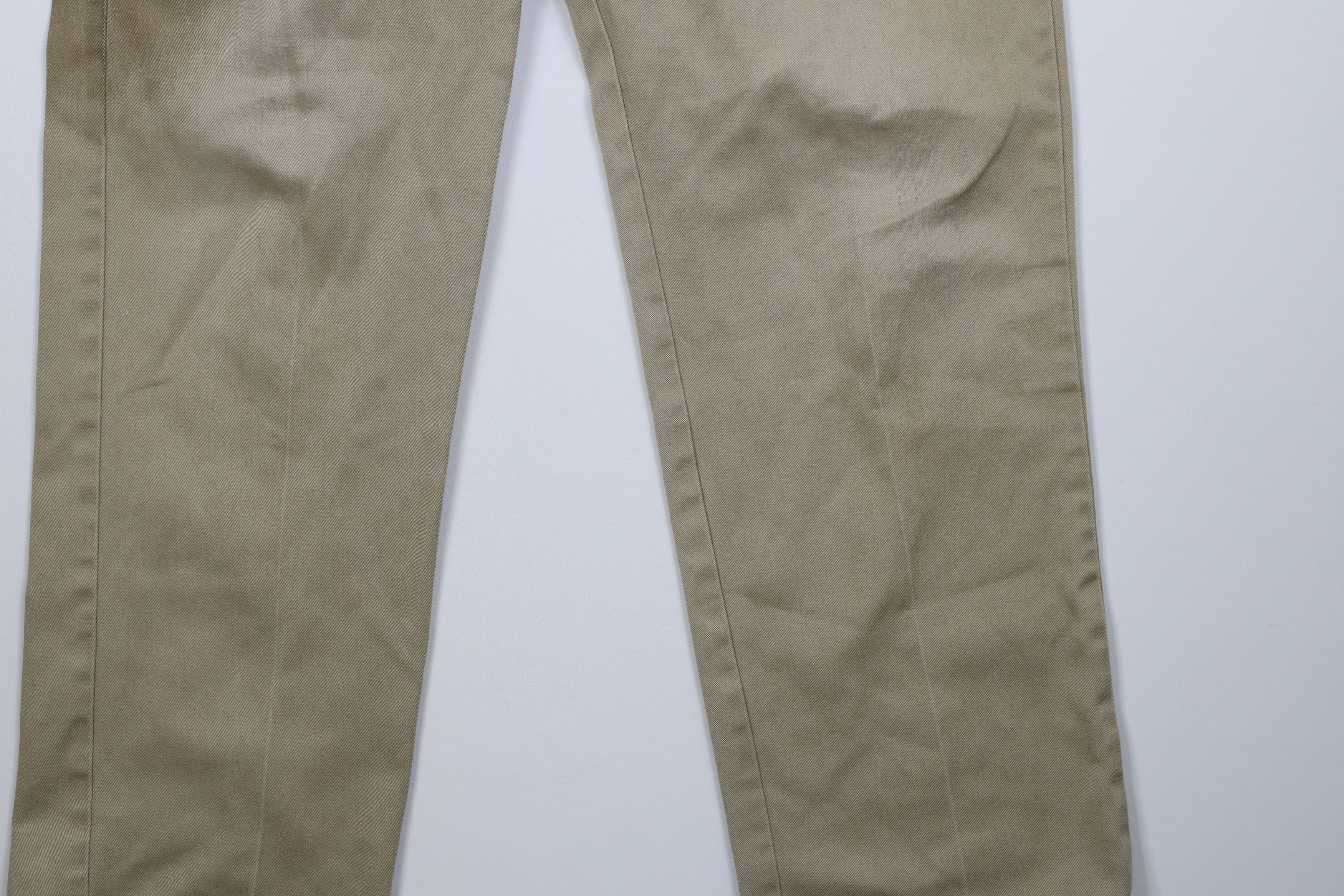 Dickies Vintage Dickies Wide Leg Dungaree Pants Trousers Beige Size US 36 / EU 52 - 4 Thumbnail
