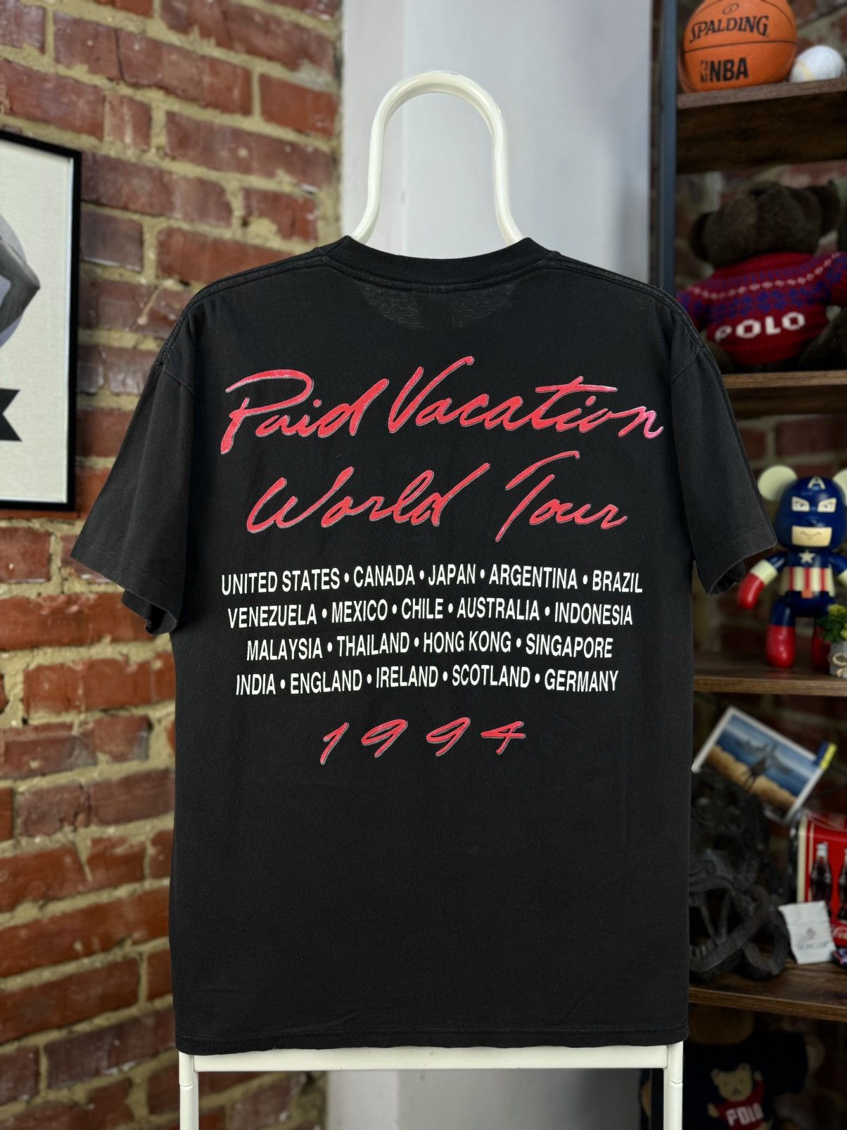 Vintage Richard Marx 1994 Paid Vacation World Tour GEM Vintage Shirt Size US M / EU 48-50 / 2 - 2 Thumbnail