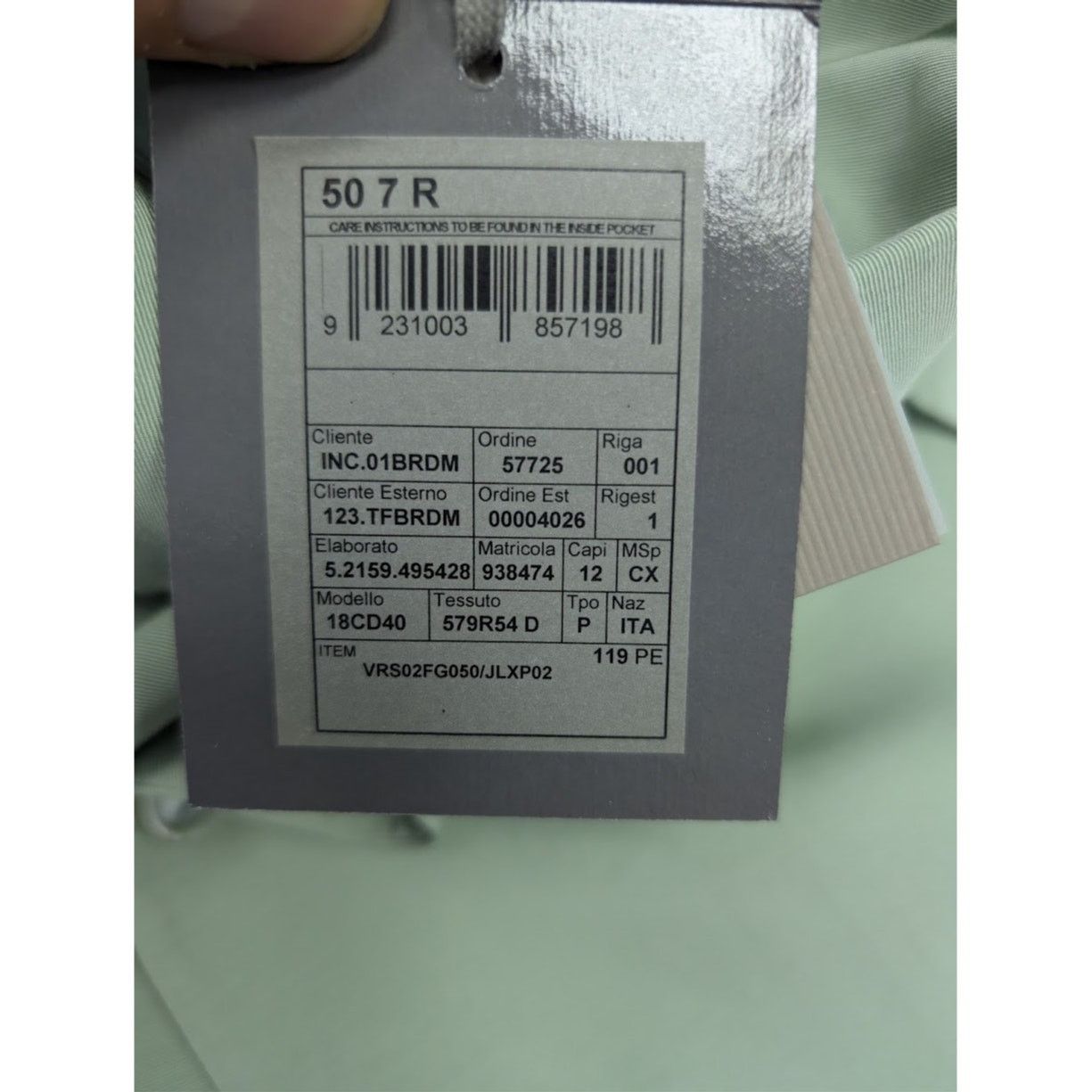 Tom Ford o1rshd1 Double Breasted Jacket in Light Green Size US M / EU 48-50 / 2 - 21 Thumbnail