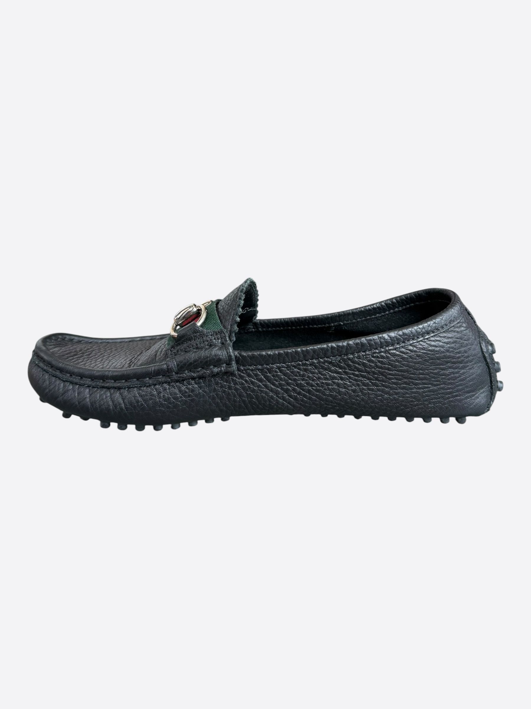 Gucci Gucci Black Horsebit Women's Loafers Size US 6 / IT 36 - 6 Thumbnail