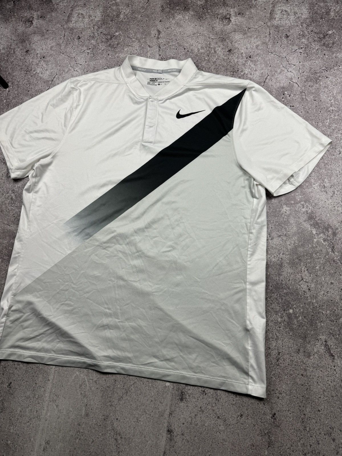 Nike Vintage Nike Golf Striped Polo T-Shirt Y2K Size US XL / EU 56 / 4 - 2 Thumbnail