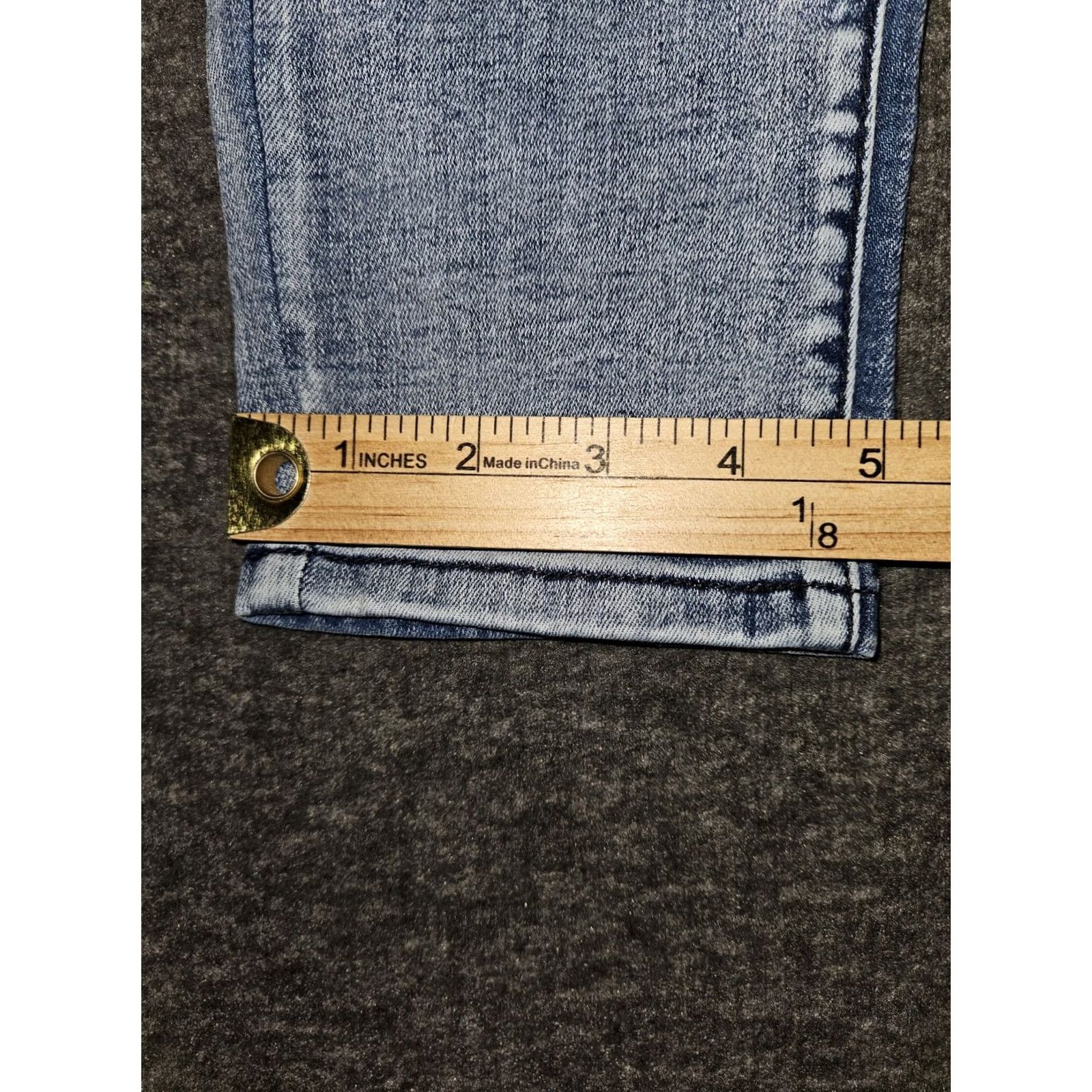 Vintage KanCan Skinny Jeans Juniors 9/28 Blue Denim Stretch Casual Preppy City Size 30" / US 8 / IT 44 - 7 Thumbnail