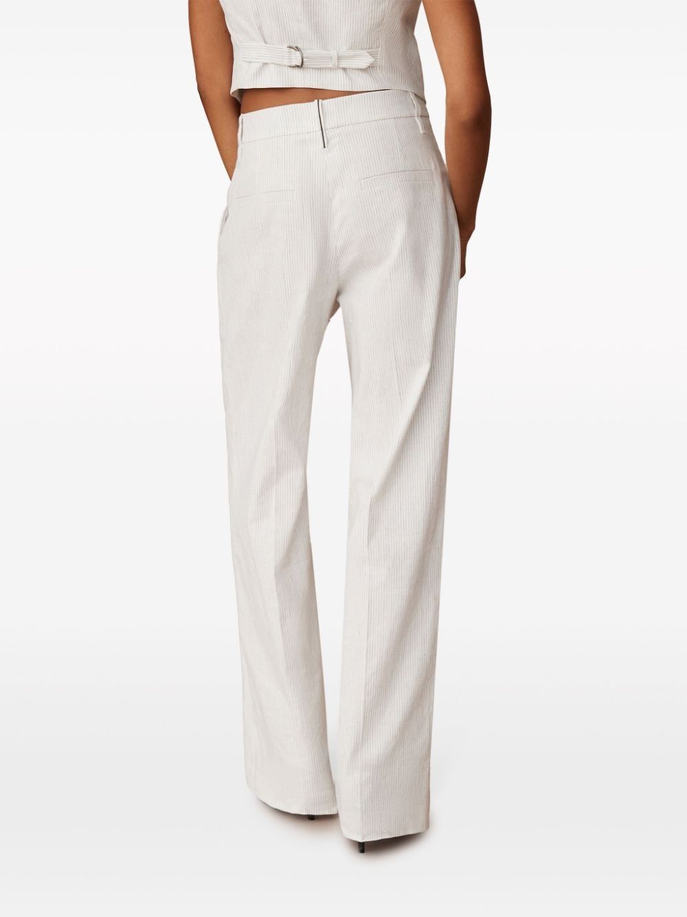 Brunello Cucinelli o1la1rc1a0425 Pants in White Size 30" / US 8 / IT 44 - 3 Thumbnail