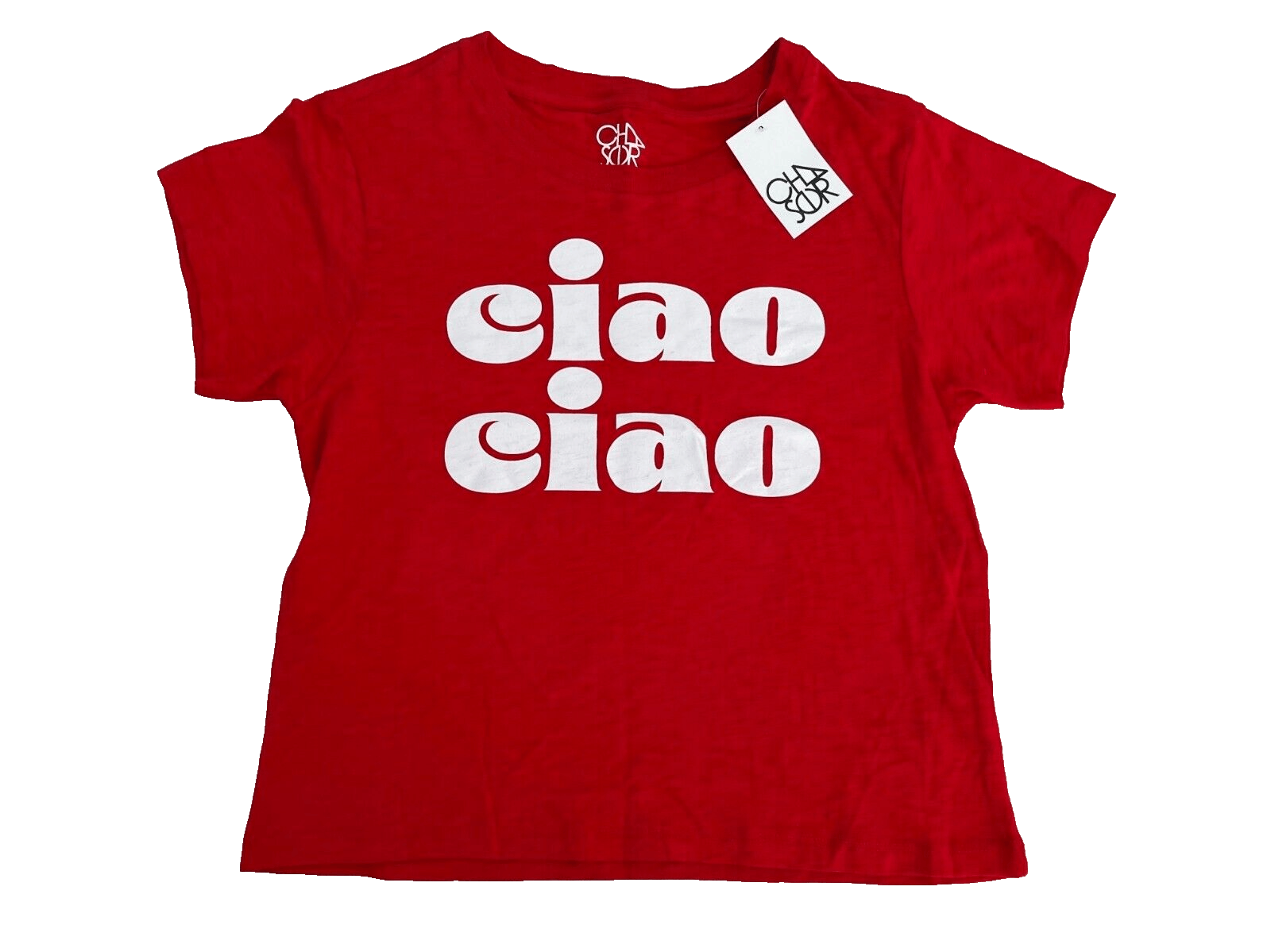 Chaser Brand Chaser Ciao Cotton Modal Tee Red ( S ) Size S / US 4 / IT 40 - 1 Thumbnail