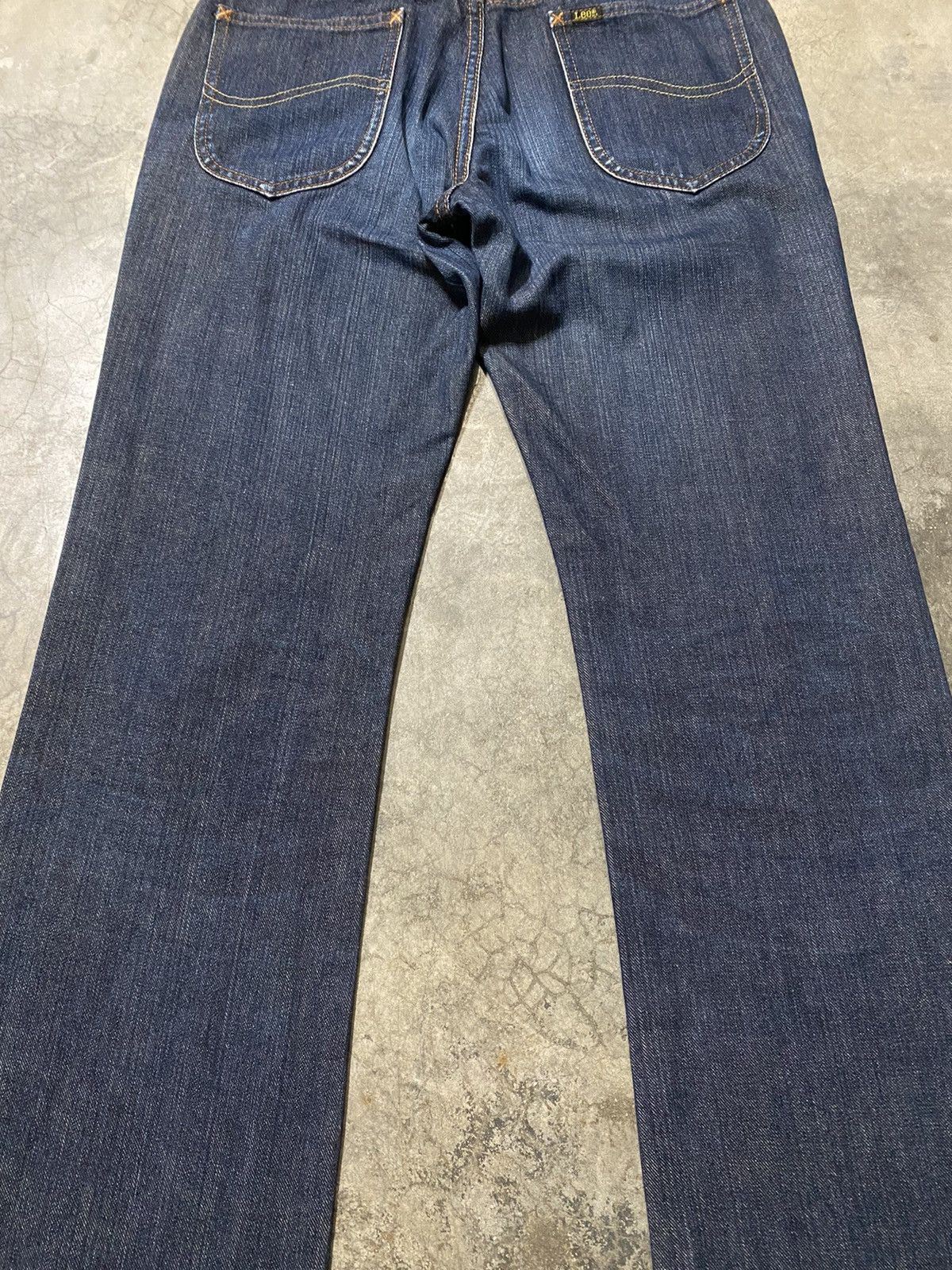 Japanese Brand × Jean × Lee Flare Jeans Vintage Lee Rider Rusty Denim @7 Size US 30 / EU 46 - 2 Thumbnail