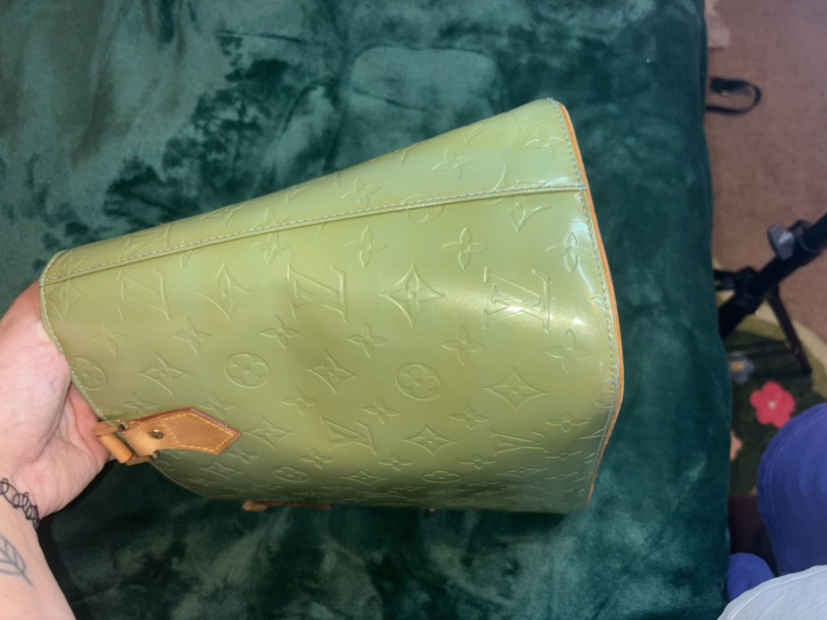 Louis Vuitton Louis Vuitton Green Monogram Vernis Houston Hand Bag Size ONE SIZE - 11 Thumbnail