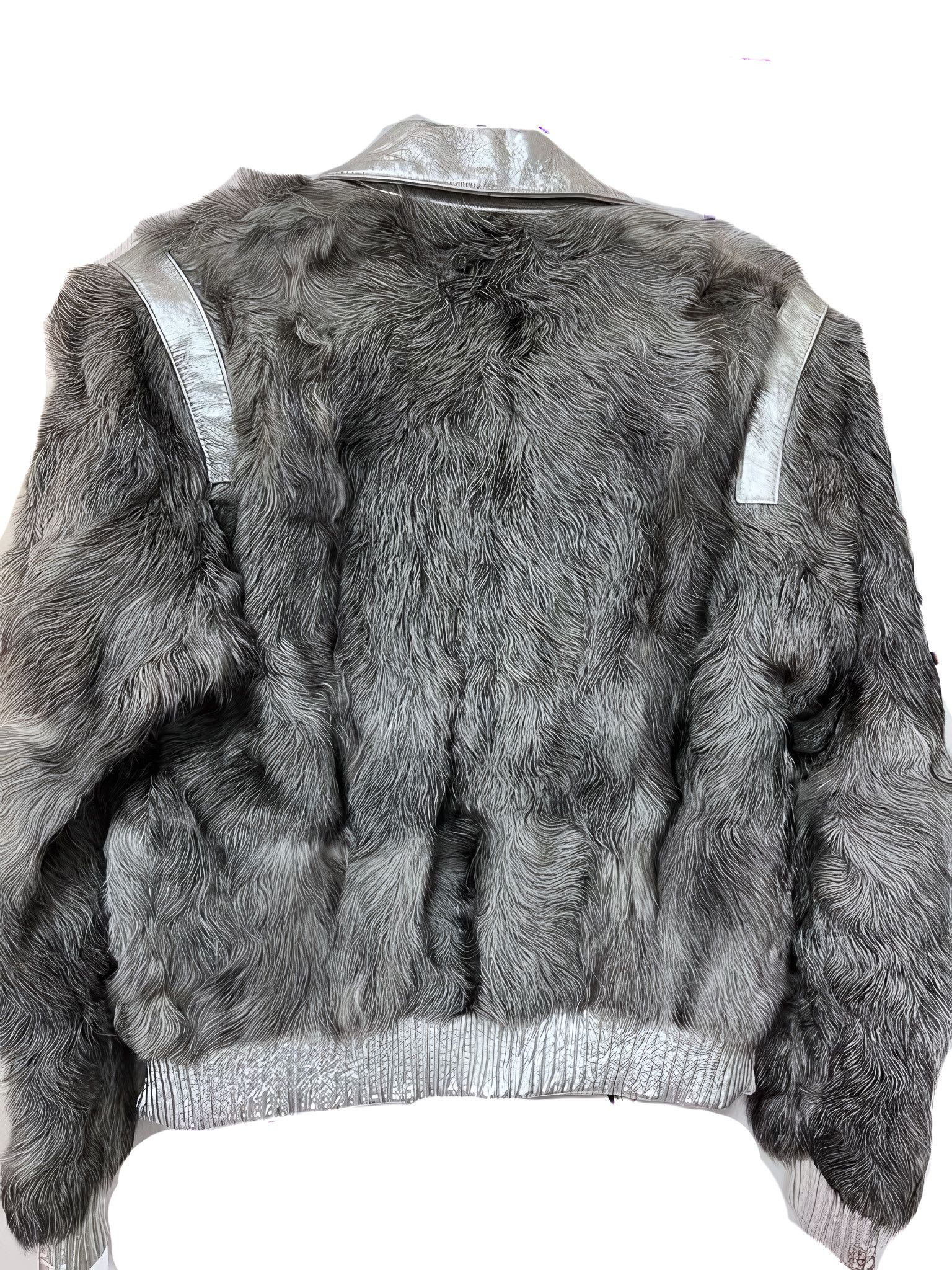 Dolce & Gabbana GOAT FUR LEATHER JACKET Size XS / US 0-2 / IT 36-38 - 2 Thumbnail
