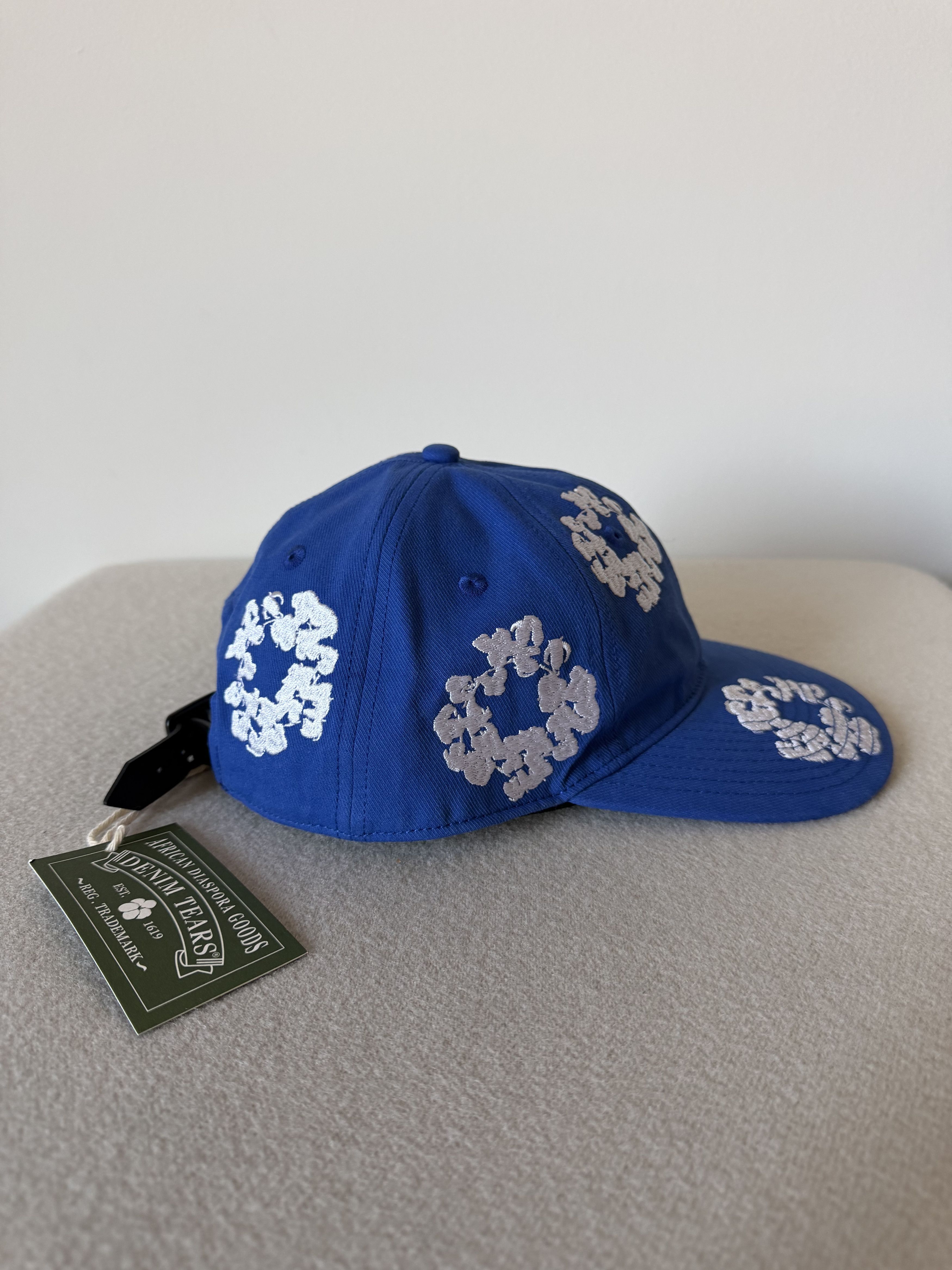 DENIM TEARS Denim Tears Cotton Wreath Hat in Blue Size ONE SIZE - 3 Thumbnail