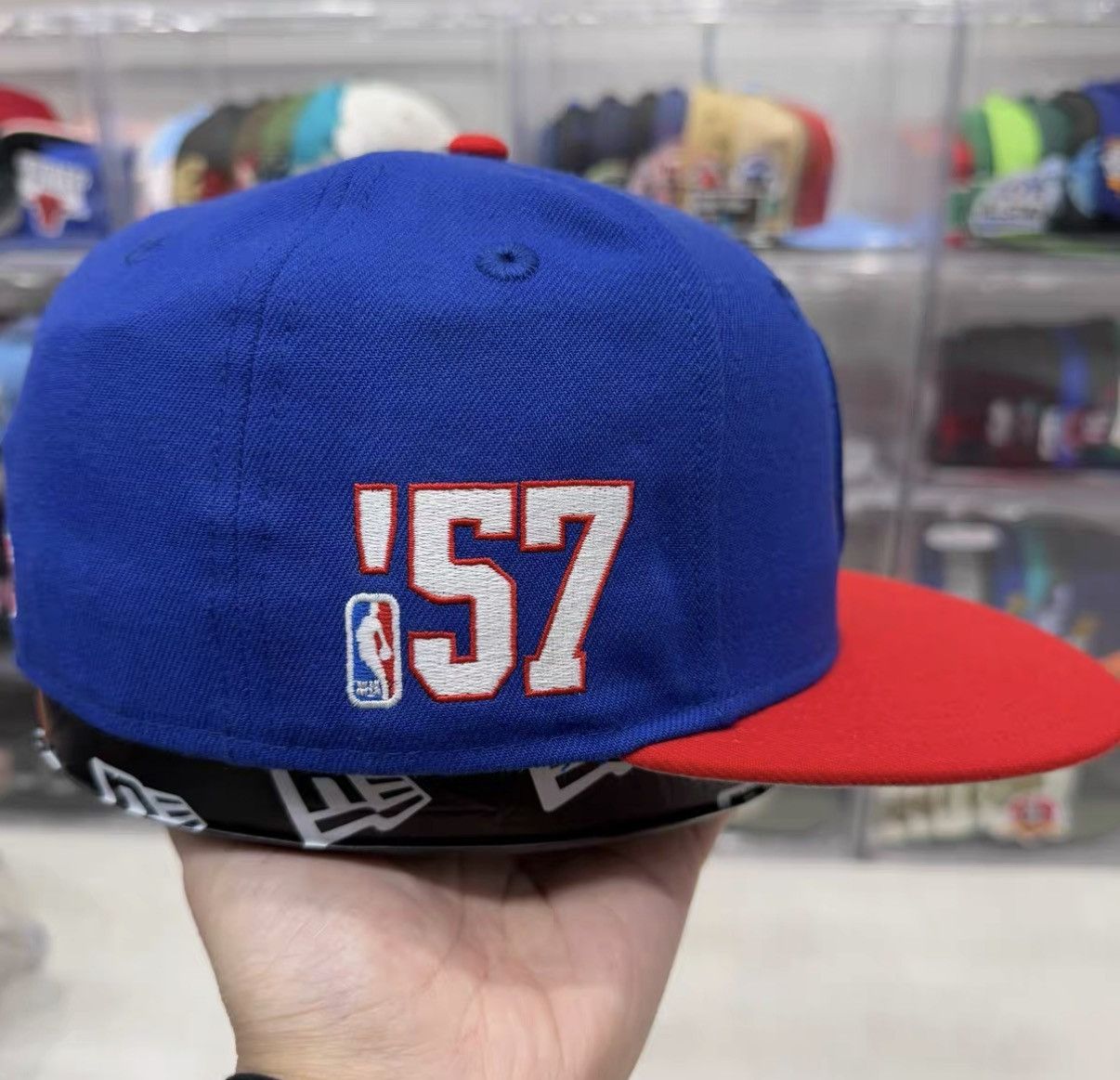 New Era New Era NBA Detroit Pistons 1957 Relocation Baseball Cap J32 Size ONE SIZE - 3 Thumbnail