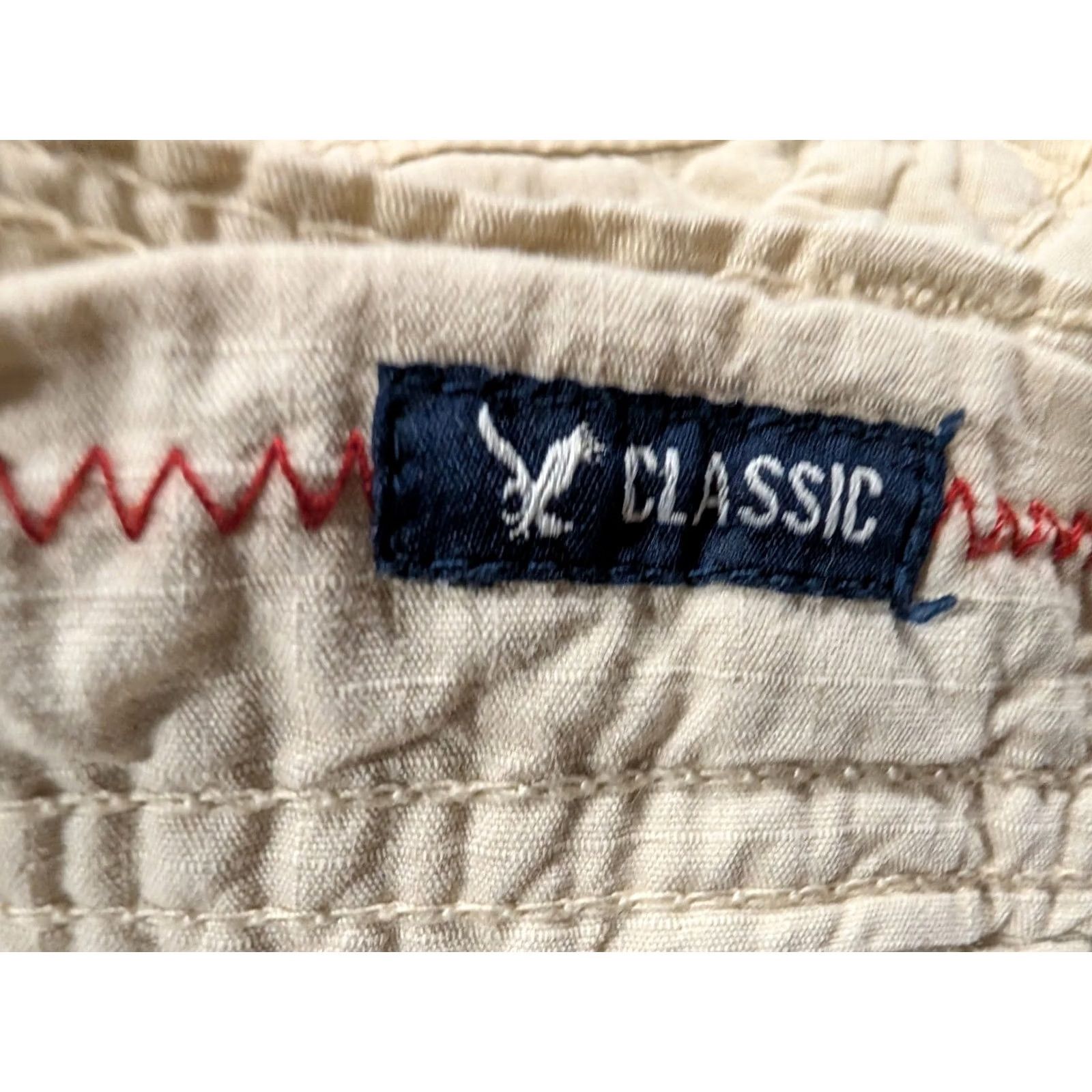 American Eagle Outfitters American Eagle Men's Classic Length Casual Shorts 9" Inseam Ivory Cream Size 33 Size US 32 / EU 48 - 6 Thumbnail