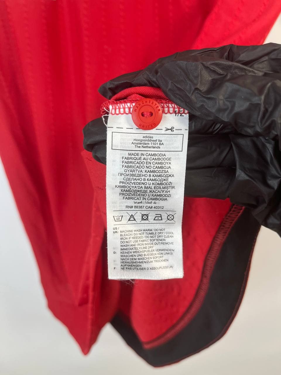 Adidas MANCHESTER UNITED 2022-23 HOME CASEMIRO #18 ADIDAS SIZE L Size US L / EU 52-54 / 3 - 7 Thumbnail