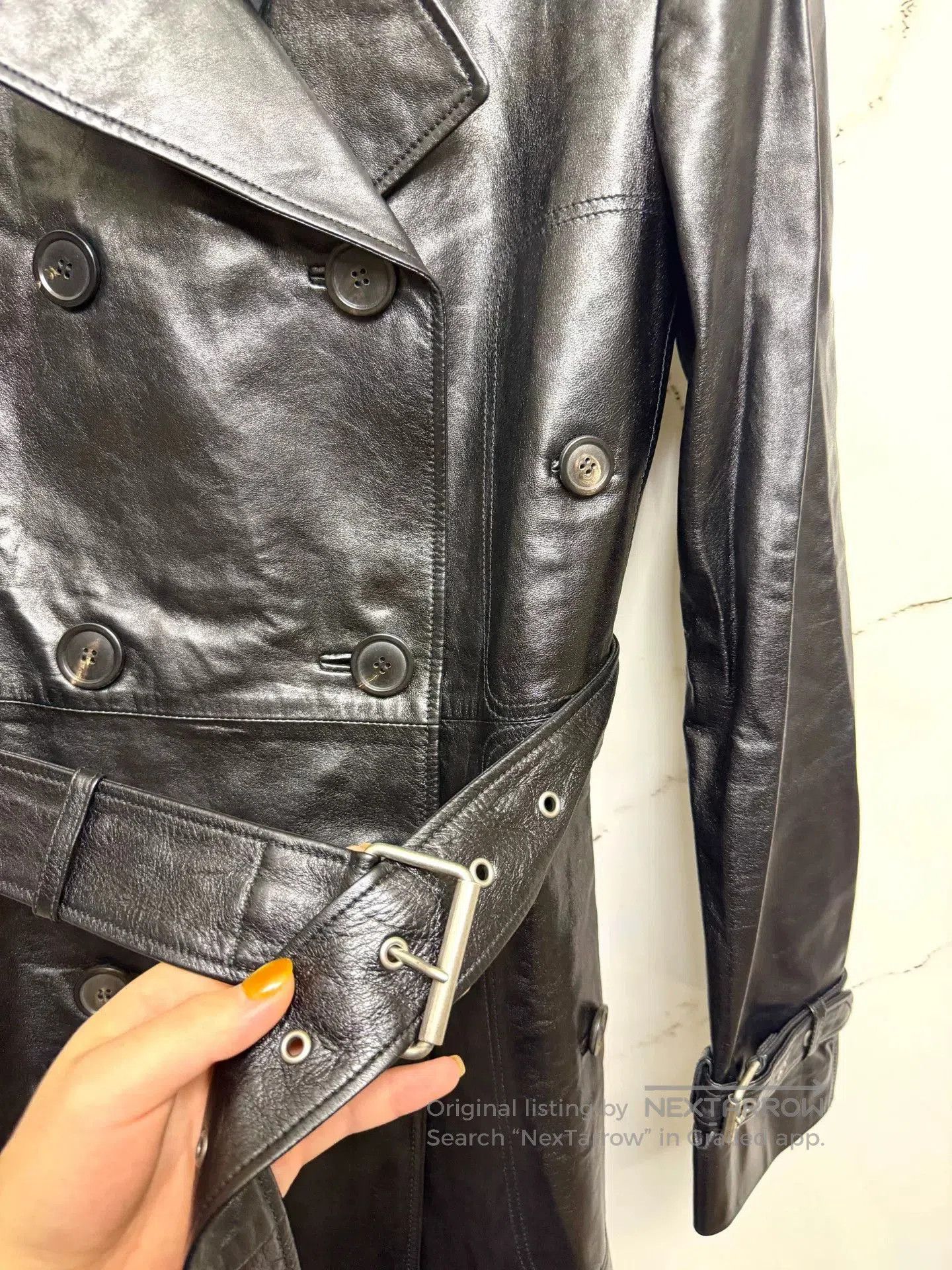 Dior Dior Runway Black Bee Lambskin Trench. Size S / US 4 / IT 40 - 4 Thumbnail