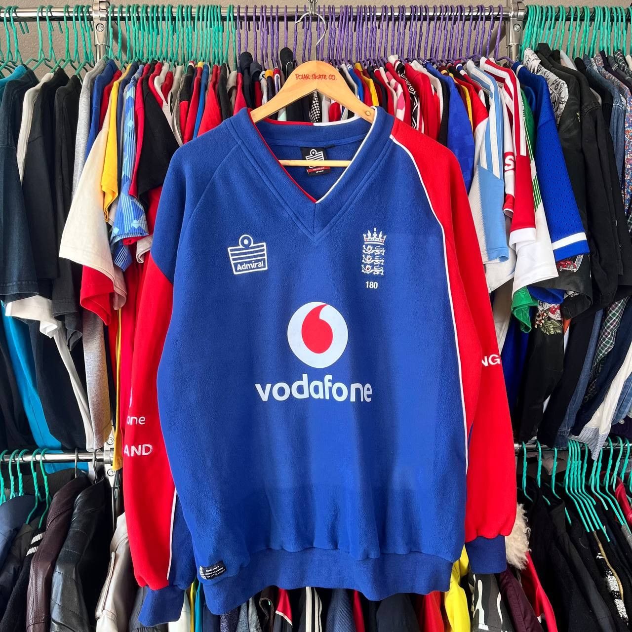 Vintage England Cricket Sweatshirt ODI Cap 180 Andrew Strauss Size US L / EU 52-54 / 3 - 3 Thumbnail