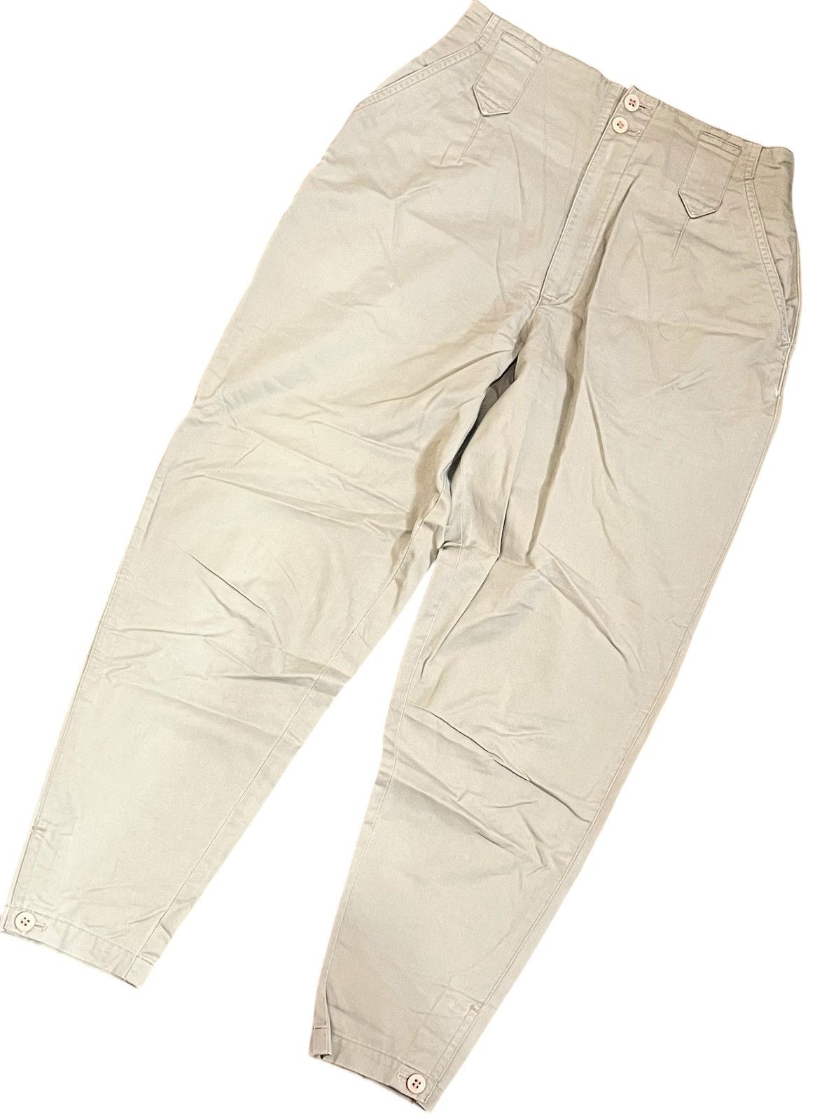 Issey Miyake Vintage issey miyake is pleated balloon cream trousers Size US 26 / EU 42 - 5 Thumbnail