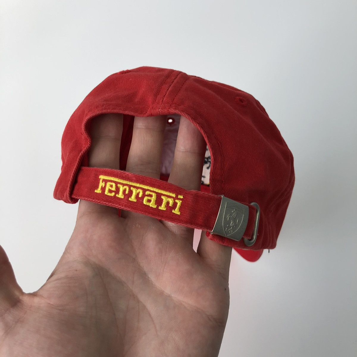 Ferrari × Formula 1 × Vintage Ferrari 90’s Formula 1 Team Vintage Official Cap Red Rare Size ONE SIZE - 8 Thumbnail