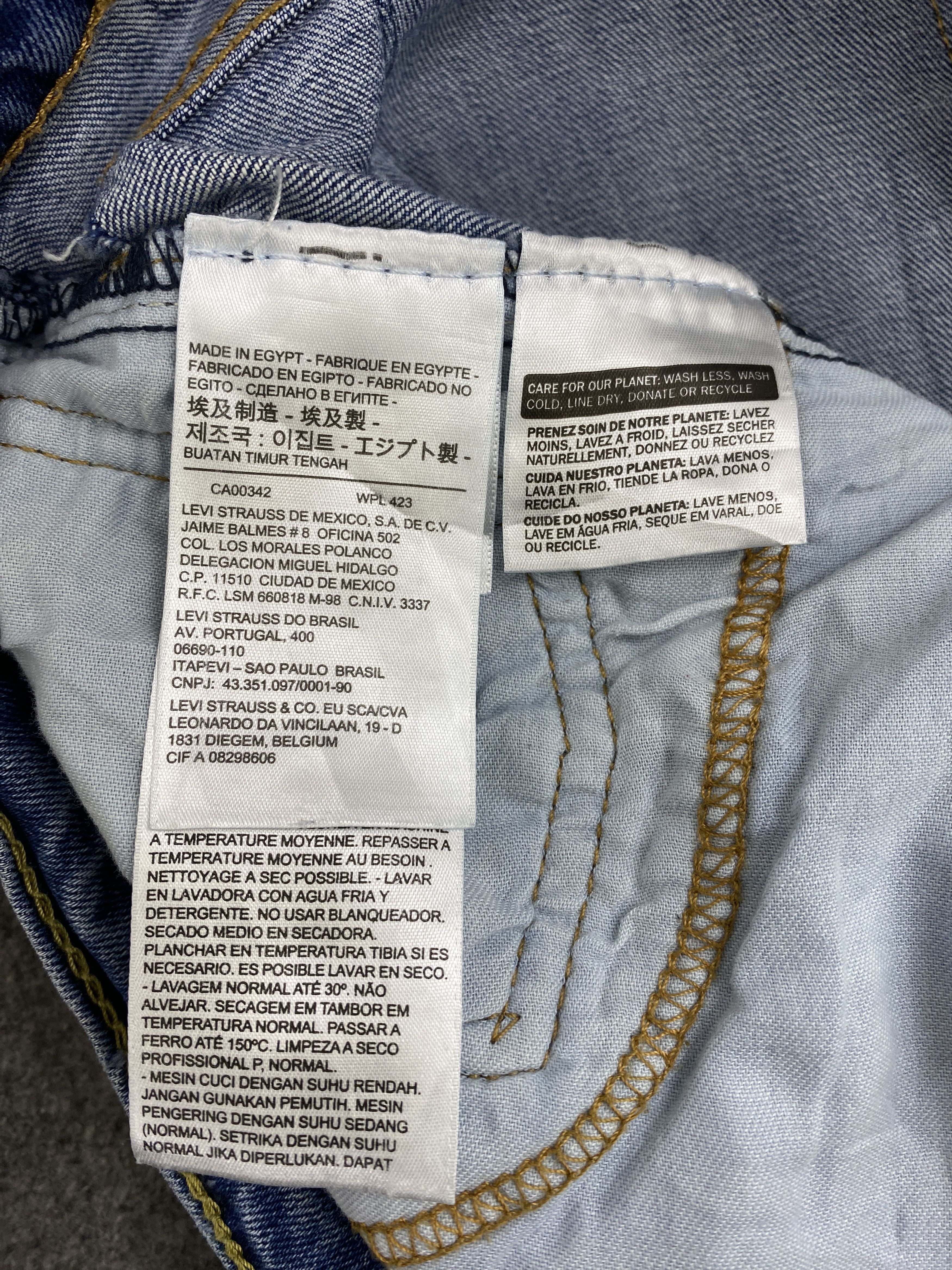 Levi's × Vintage Vintage Levis 569 Blue Denim Jeans Size US 34 / EU 50 - 7 Thumbnail