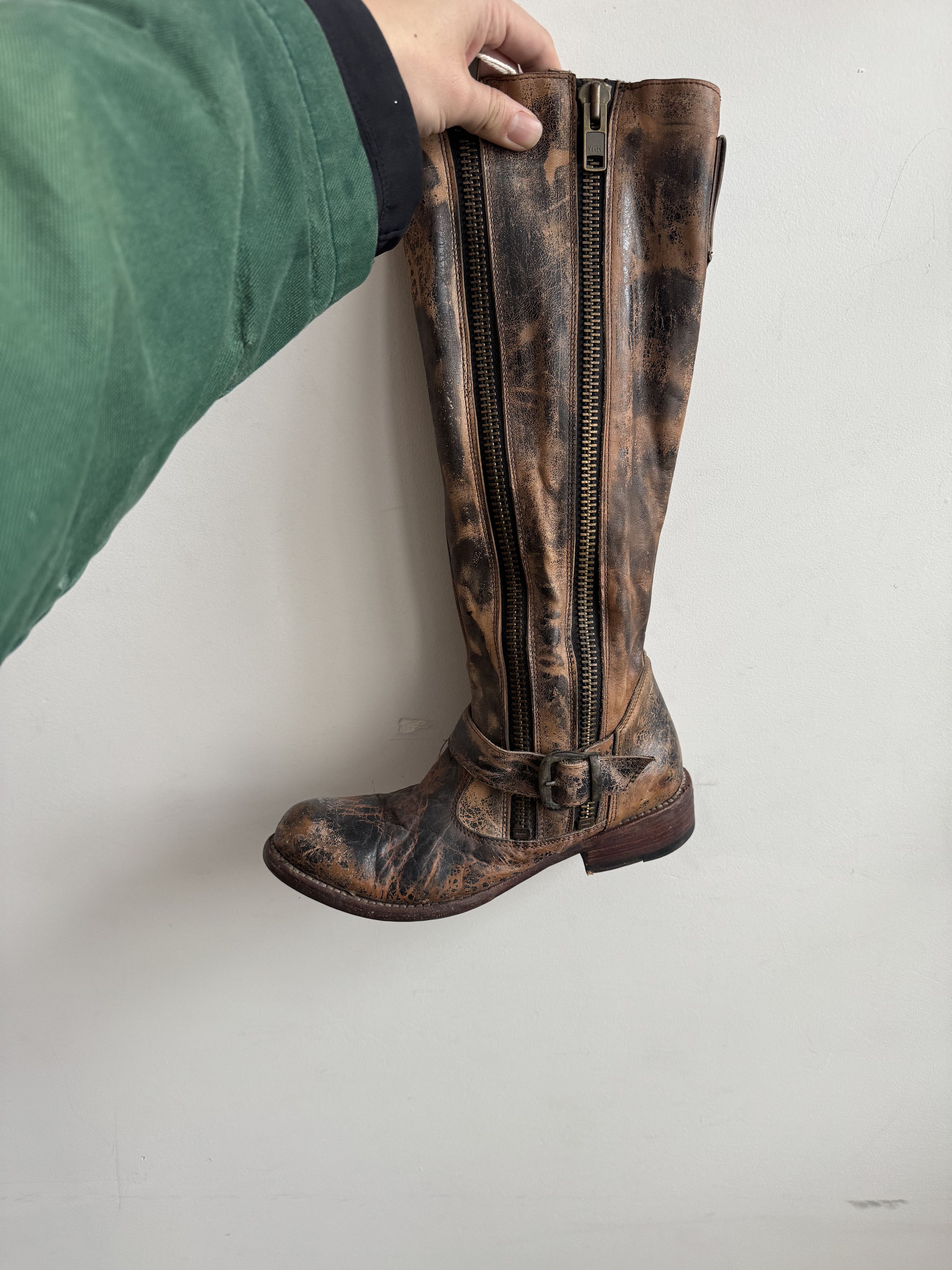 Bed Stu Bedstu Cobbler Series Distressed Leather Boots Size 7 Size US 7 / IT 37 - 8 Thumbnail