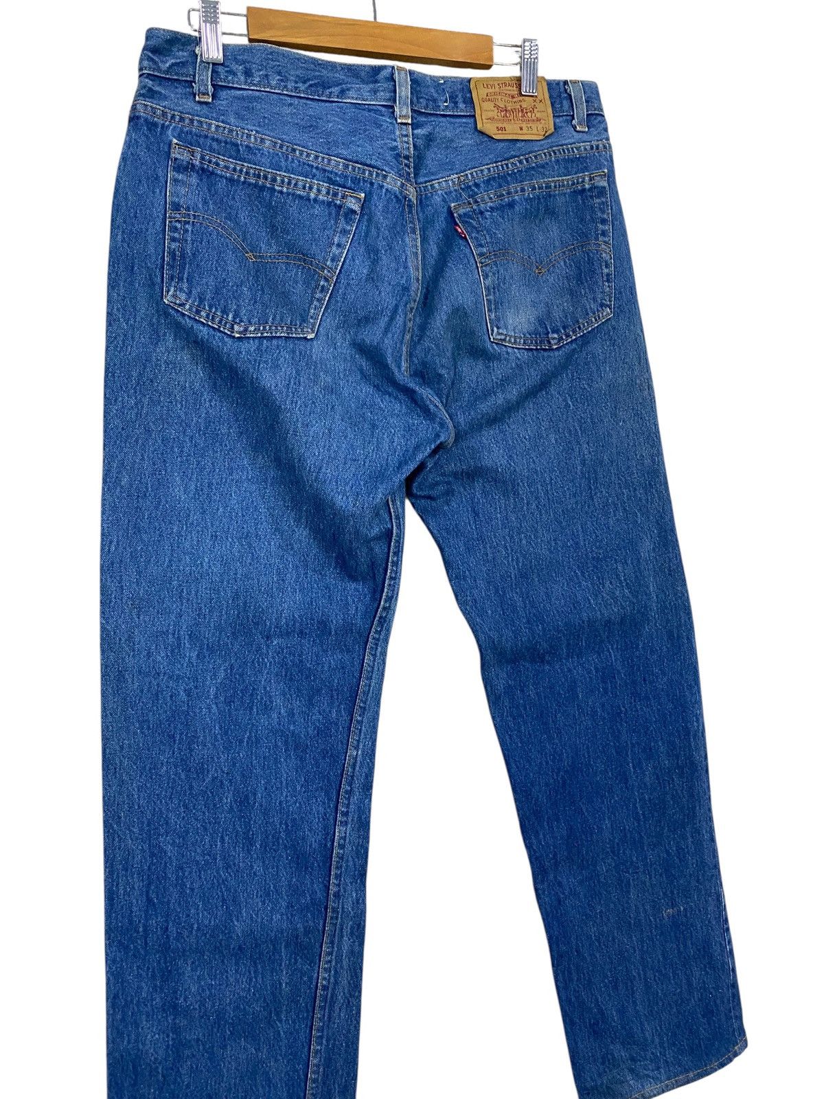 Levi's Vintage 80s levis 501 denim W35 L32 Size US 35 - 5 Thumbnail