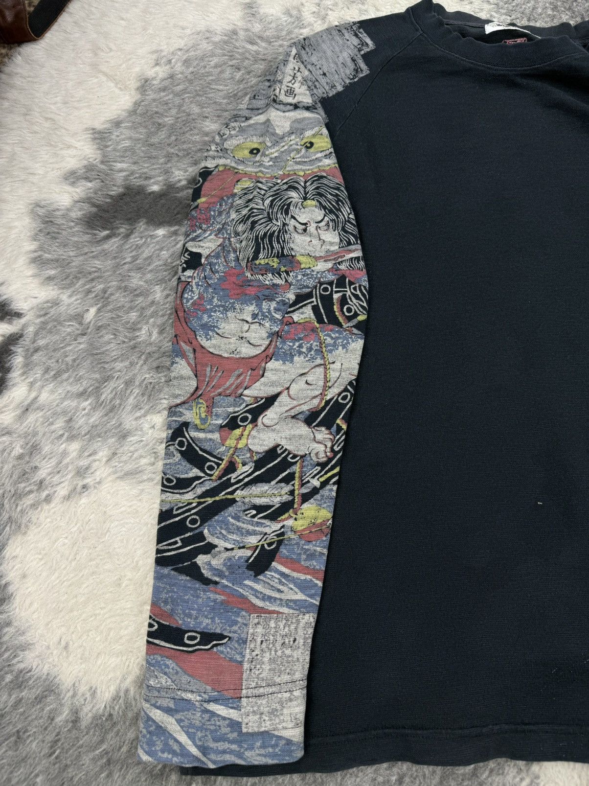 Japanese Brand Vintage KARAKURI TAMASHI Japanese Devil Traditional Motive Size US XL / EU 56 / 4 - 9 Thumbnail