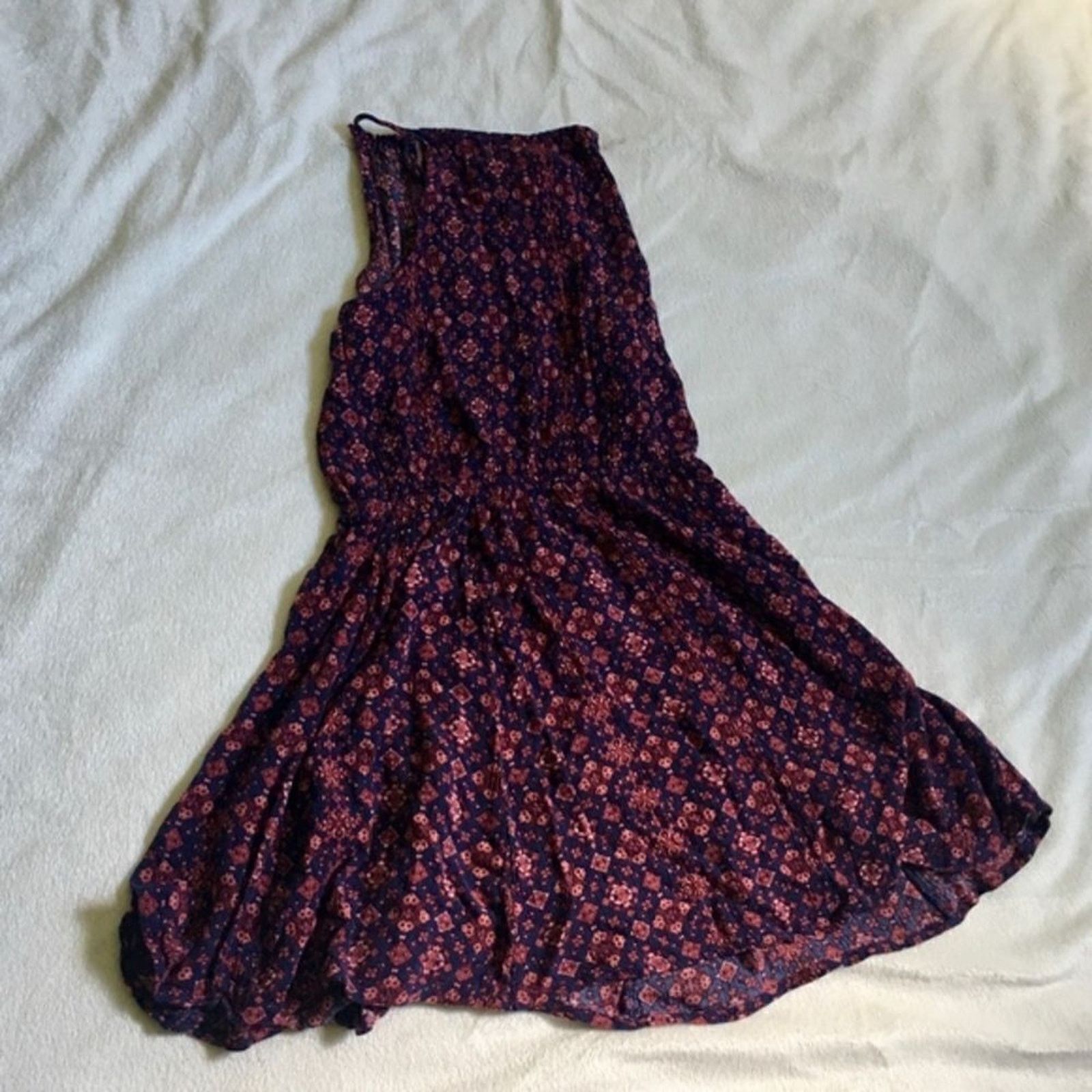 Forever 21 Forever 21 Floral High Neck Tie Top Sundress | Sz S Size S / US 4 / IT 40 - 4 Thumbnail
