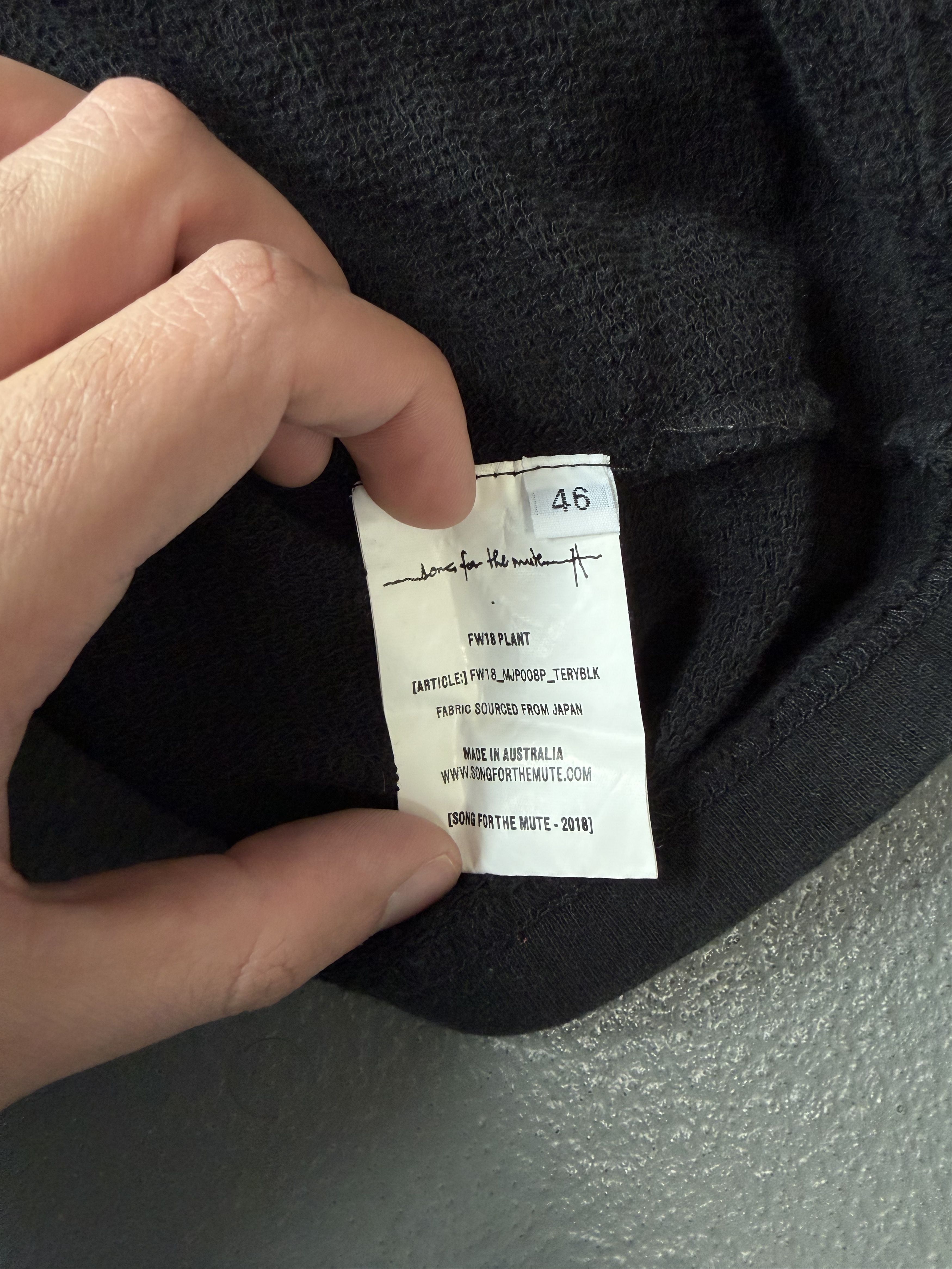 Song For The Mute SFTM FW18 Plant Sweatshirt Size US M / EU 48-50 / 2 - 4 Thumbnail