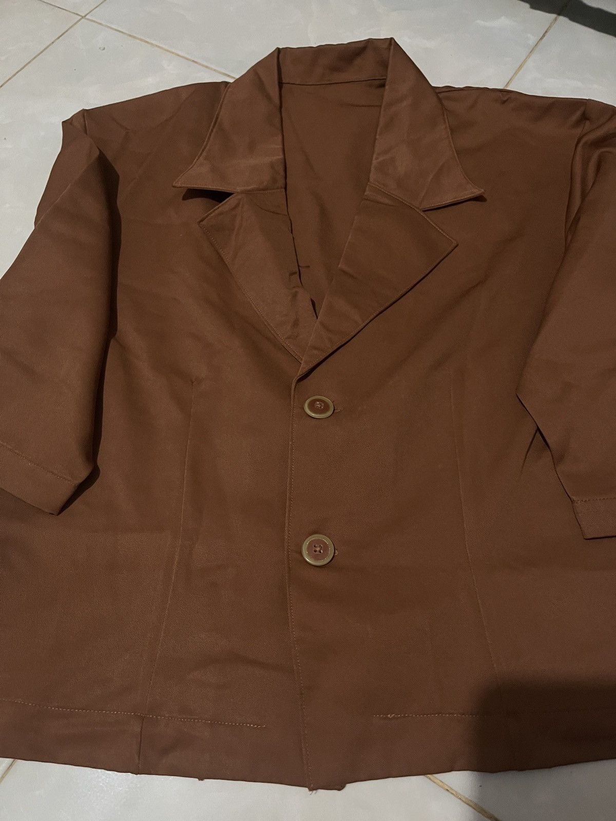 Japanese Brand × Vintage Blazers Brown Size L / US 10 / IT 46 - 2 Thumbnail