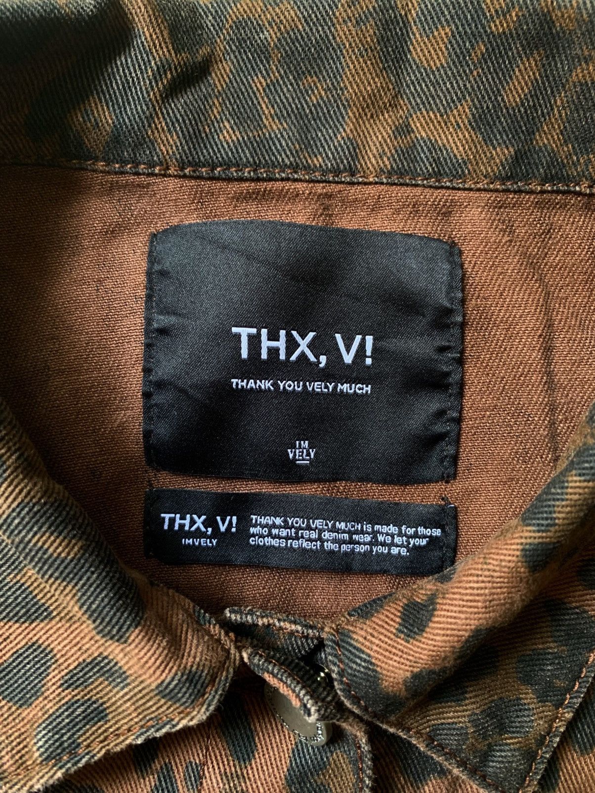 Japanese Brand IMVELY Leopard type 3 with 4 pocket inside Size L / US 10 / IT 46 - 7 Thumbnail