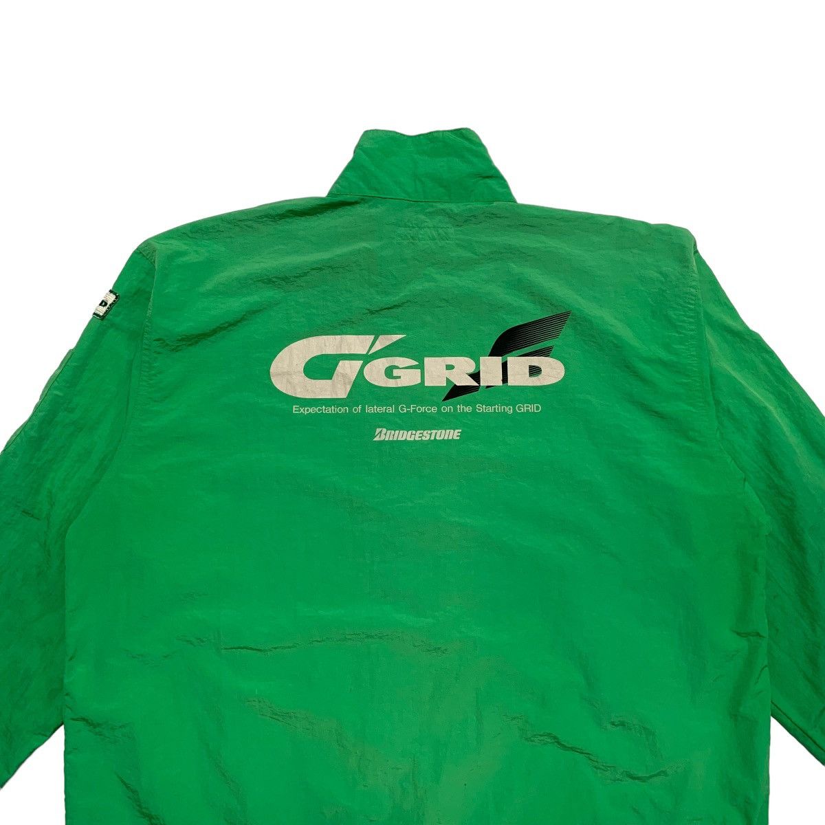 Japanese Brand Vintage Bridgestone Grid Racing Jacket Size US XL / EU 56 / 4 - 4 Thumbnail