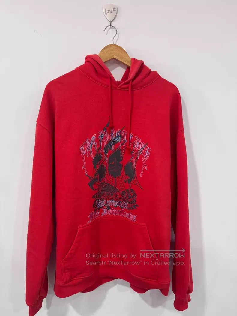 Vetements VETEMENTS Pirate Ship Red Hoodie Size US XS / EU 42 / 0 - 1 Thumbnail