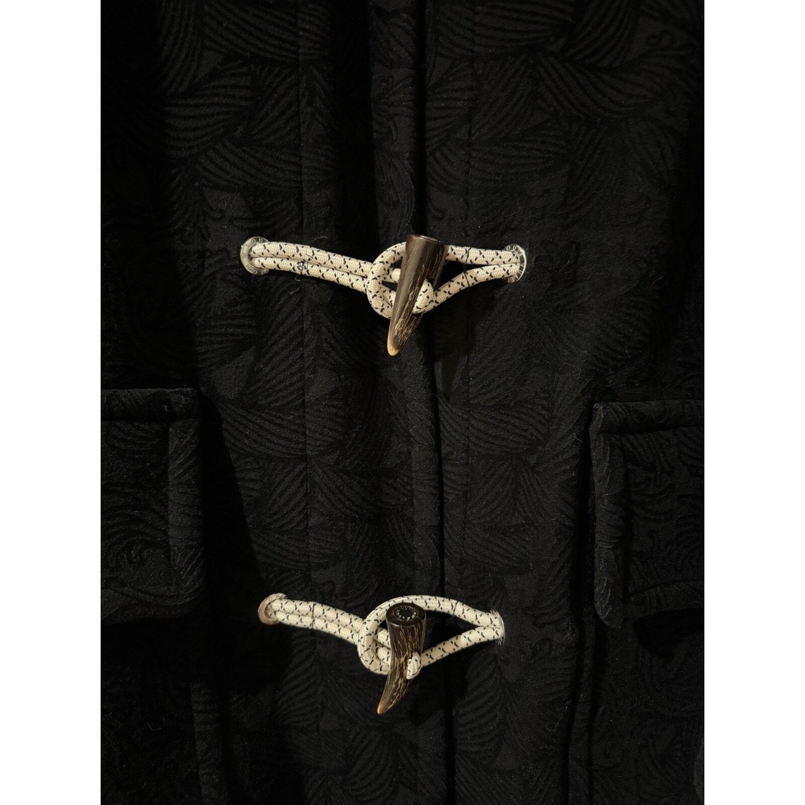 Louis Vuitton Louis Vuitton Kim Jones Nemeth Black Horn Coat Jacket 50 Size US M / EU 48-50 / 2 - 7 Thumbnail